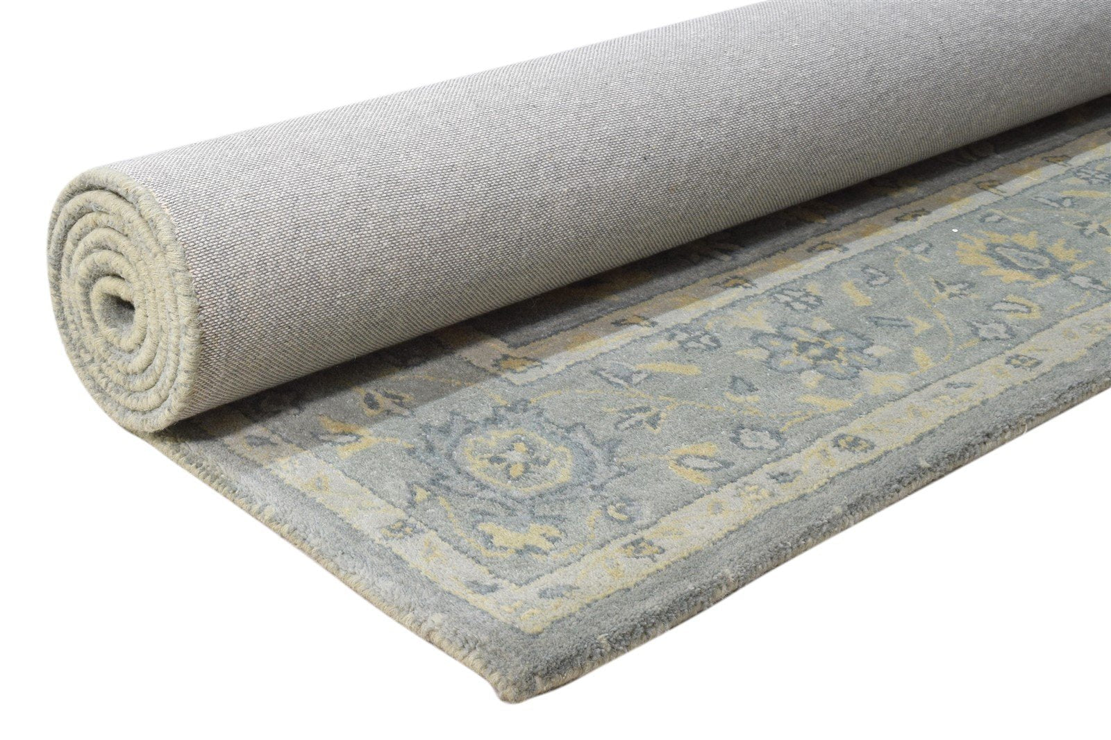 5' X 8' Rug Wool Grey Persian Hand Tufted Oushak Oriental Room Size Carpet 7860686651541