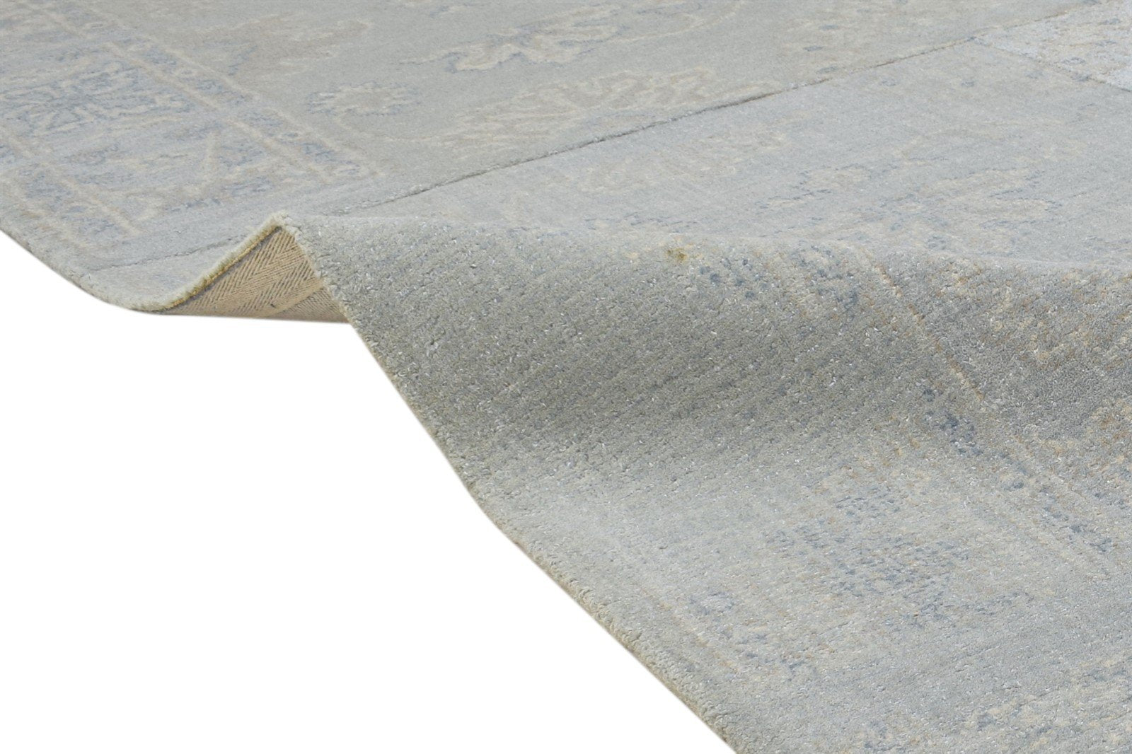 5' X 8' Rug Wool Grey Persien Hand Tufted Oushak Oriental Room Size Carpet 7864329339029