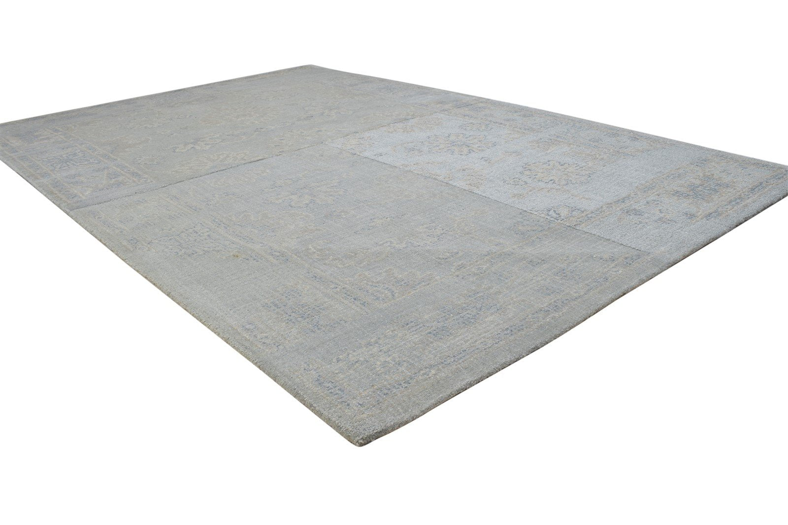 5' X 8' Rug Wool Grey Persien Hand Tufted Oushak Oriental Room Size Carpet 7864329339029