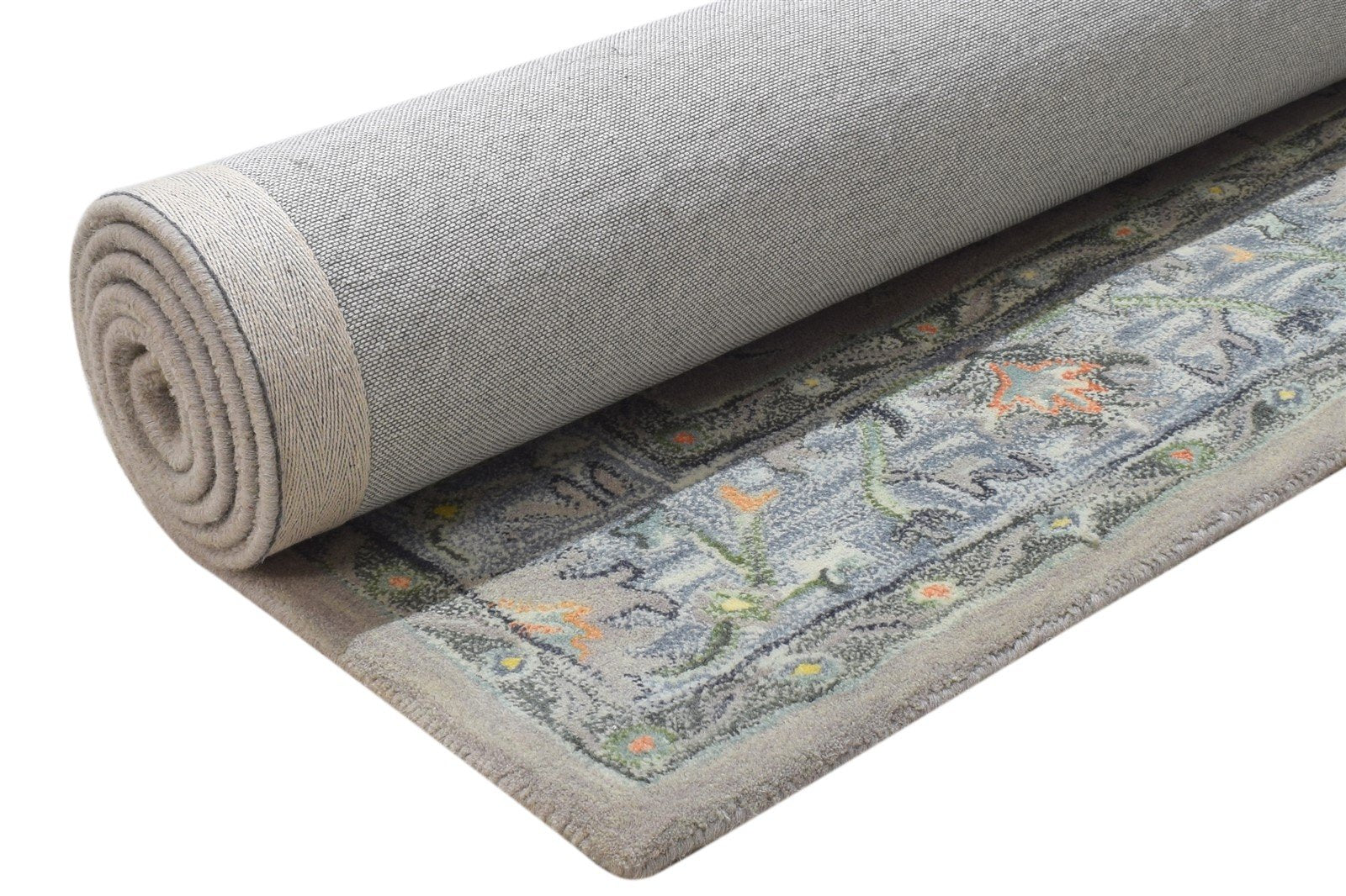 5' X 8' Rug Wool Grey Persien Hand Tufted Oushak Oriental Room Size Carpet 7864329732245