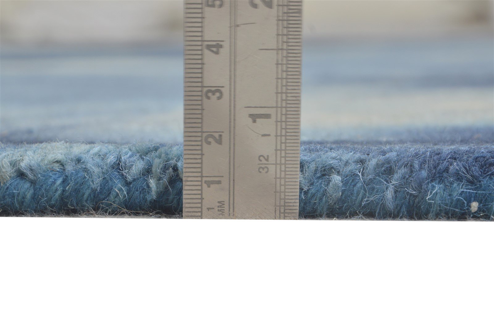 5' X 8' Rug Wool Navy Blue Modern Hand Tufted Shibori Tie Dye Room Size Carpet 7865198936213