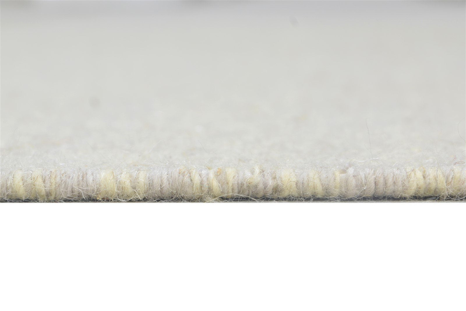 5' X 8' Rug Wool Off-White Modern Dhurrie Scandinavian Solid Room Size Carpet 7864473190549