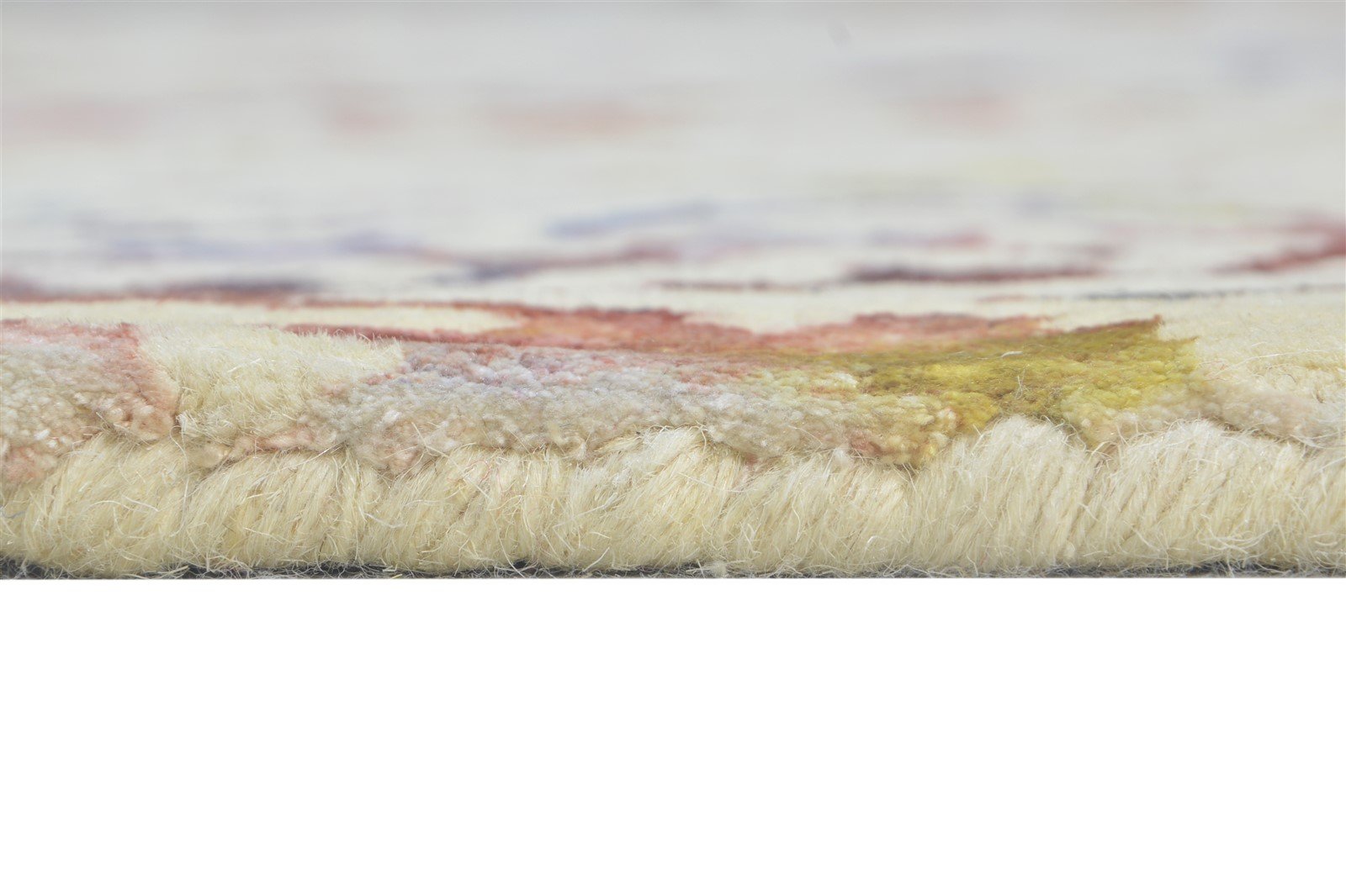 5' X 8' Rug Wool Off-White Modern Hand Tufted European Damask Room Size Carpet 7865054462101