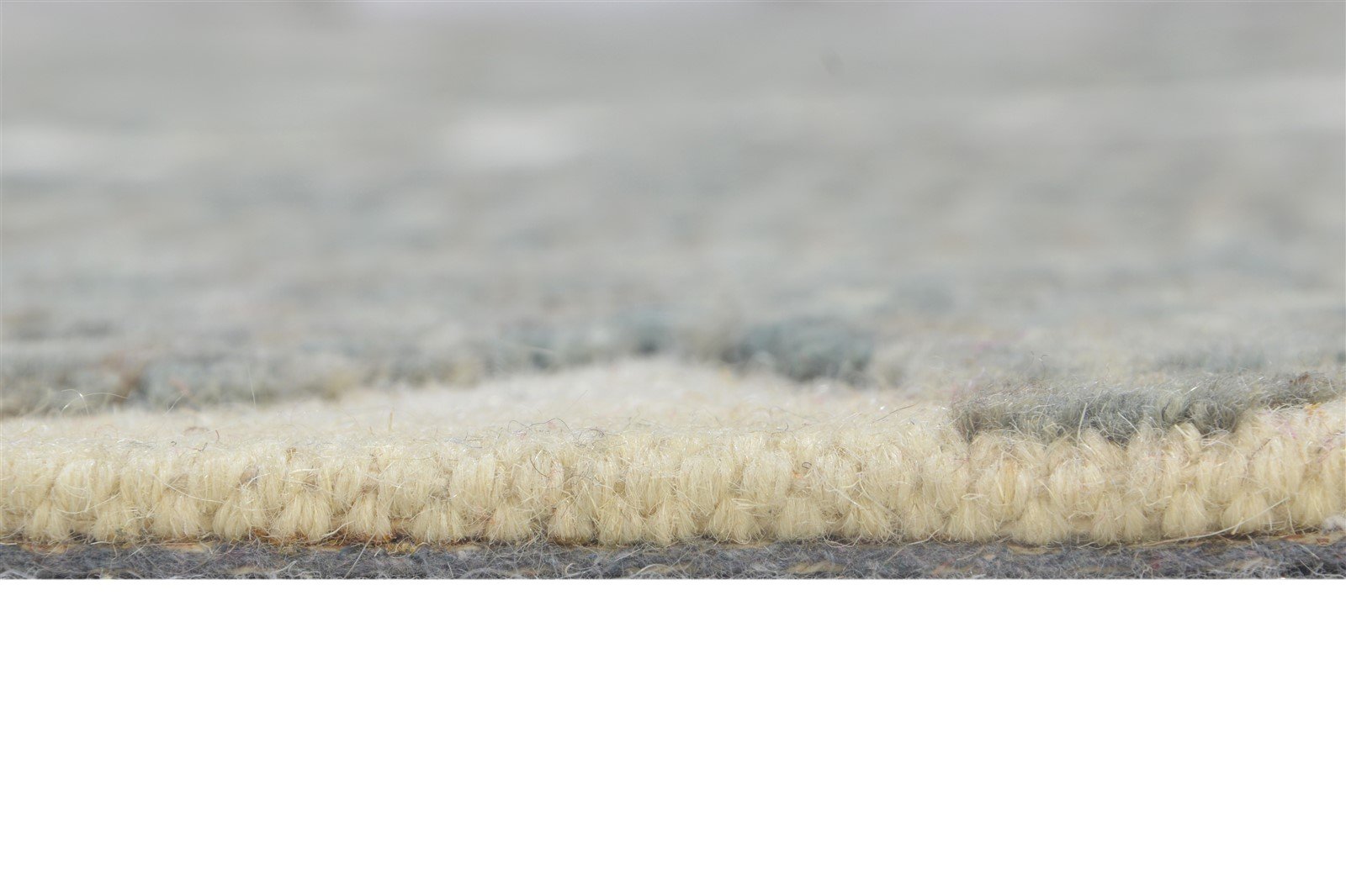 5' X 8' Rug Wool Off-White Modern Hand Tufted French Floral Room Size Carpet 7865074155669