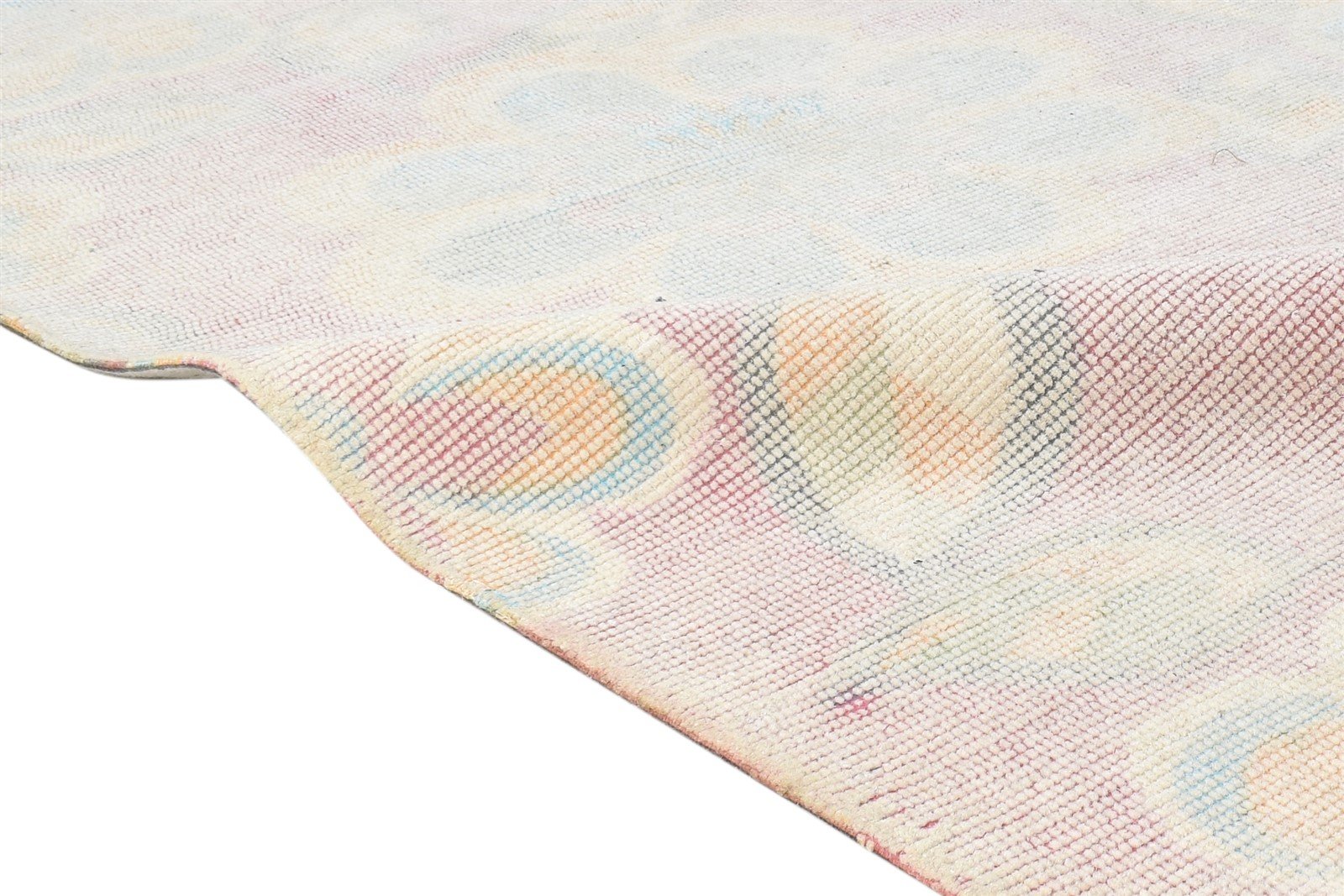 5' X 8' Rug Wool Pink Modern Hand Tufted French Floral Room Size Carpet 7865056592021