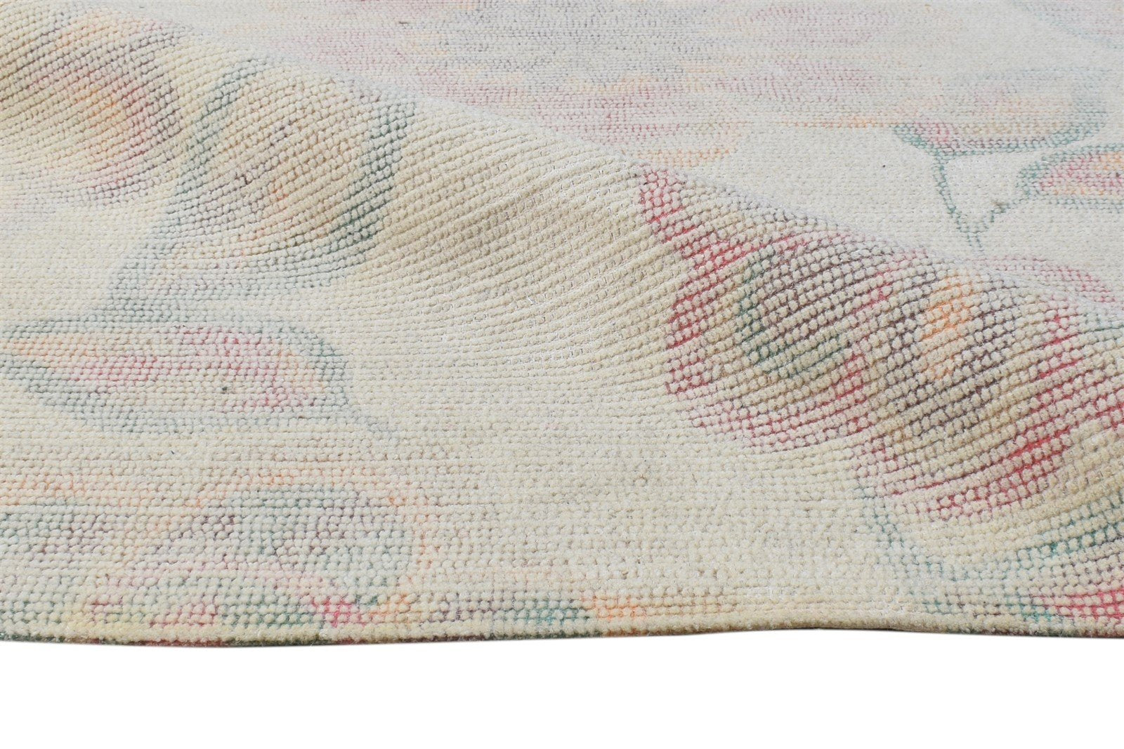 5' X 8' Rug Wool Pink Modern Hand Tufted French Floral Room Size Carpet 7865075237013