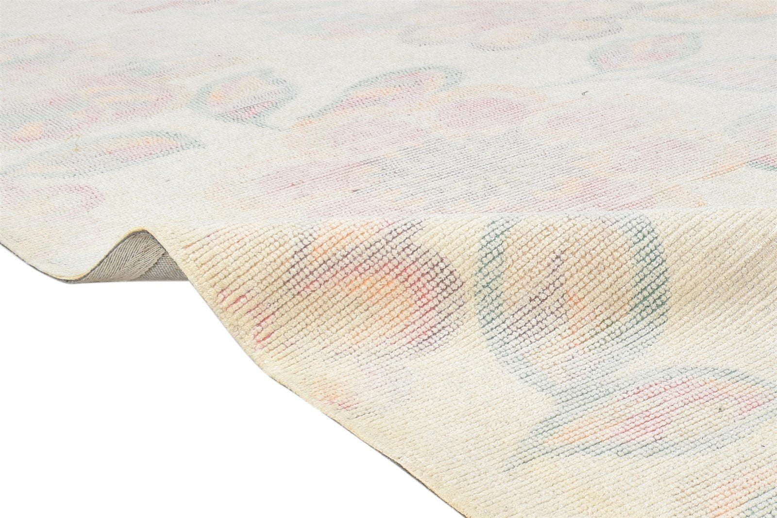 5' X 8' Rug Wool Pink Modern Hand Tufted French Floral Room Size Carpet 7865075237013