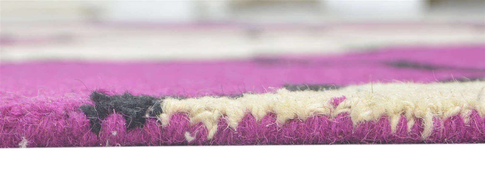 5' X 8' Rug Wool Purple Modern Hand Tufted Moroccan Trellis Room Size Carpet 7860684423317
