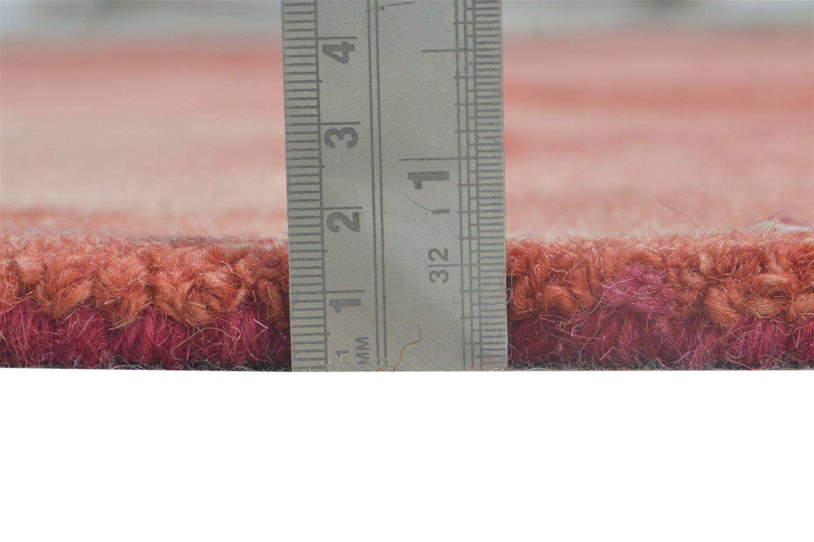 5' X 8' Rug Wool Red Modern Hand Tufted Shibori Tie Dye Room Size Carpet 7865170493589