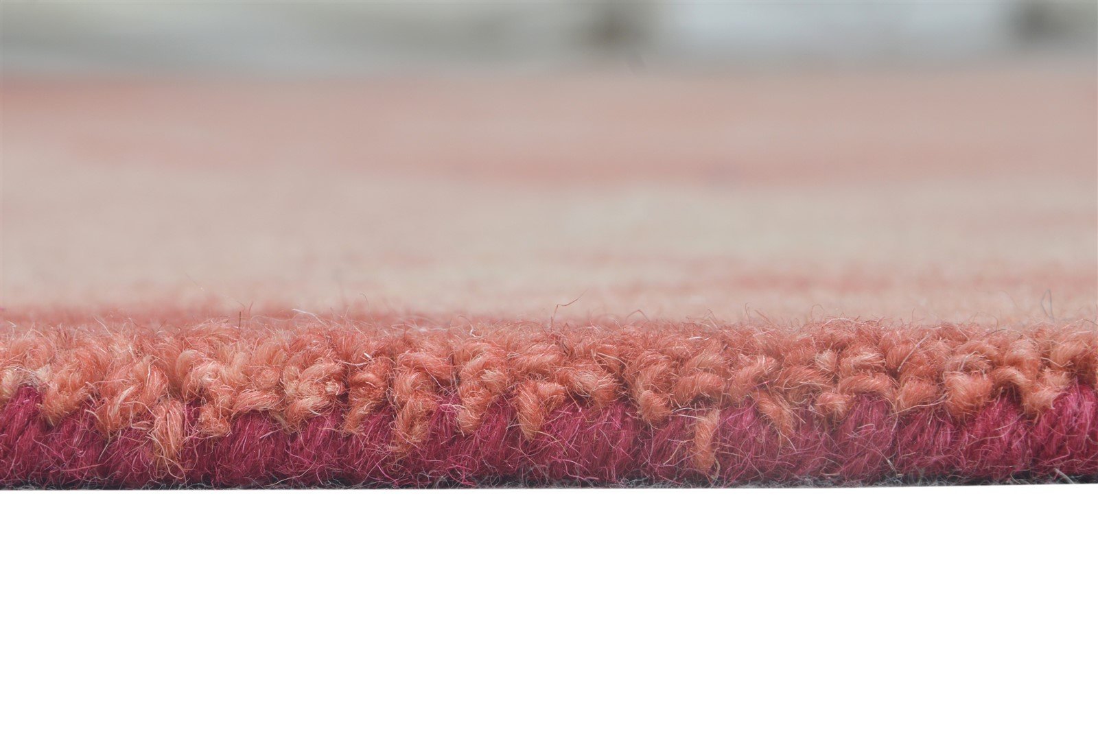 5' X 8' Rug Wool Red Modern Hand Tufted Shibori Tie Dye Room Size Carpet 7865170755733