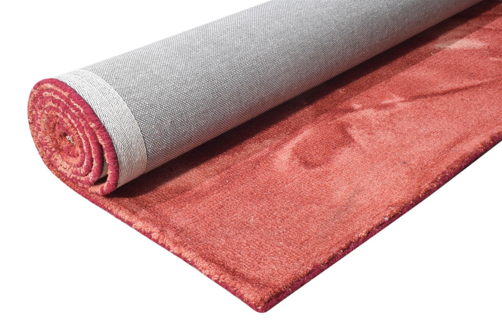Audre 5' X 8' Rug Wool Red Modern Hand Tufted Shibori Tie Dye 7865173311637