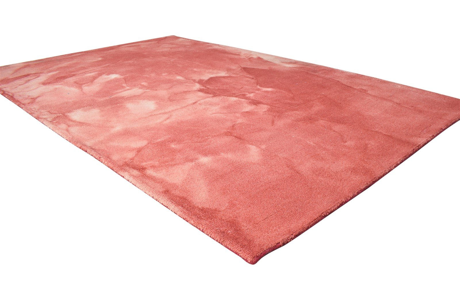5' X 8' Rug Wool Red Modern Hand Tufted Shibori Tie Dye Room Size Carpet 7865173901461