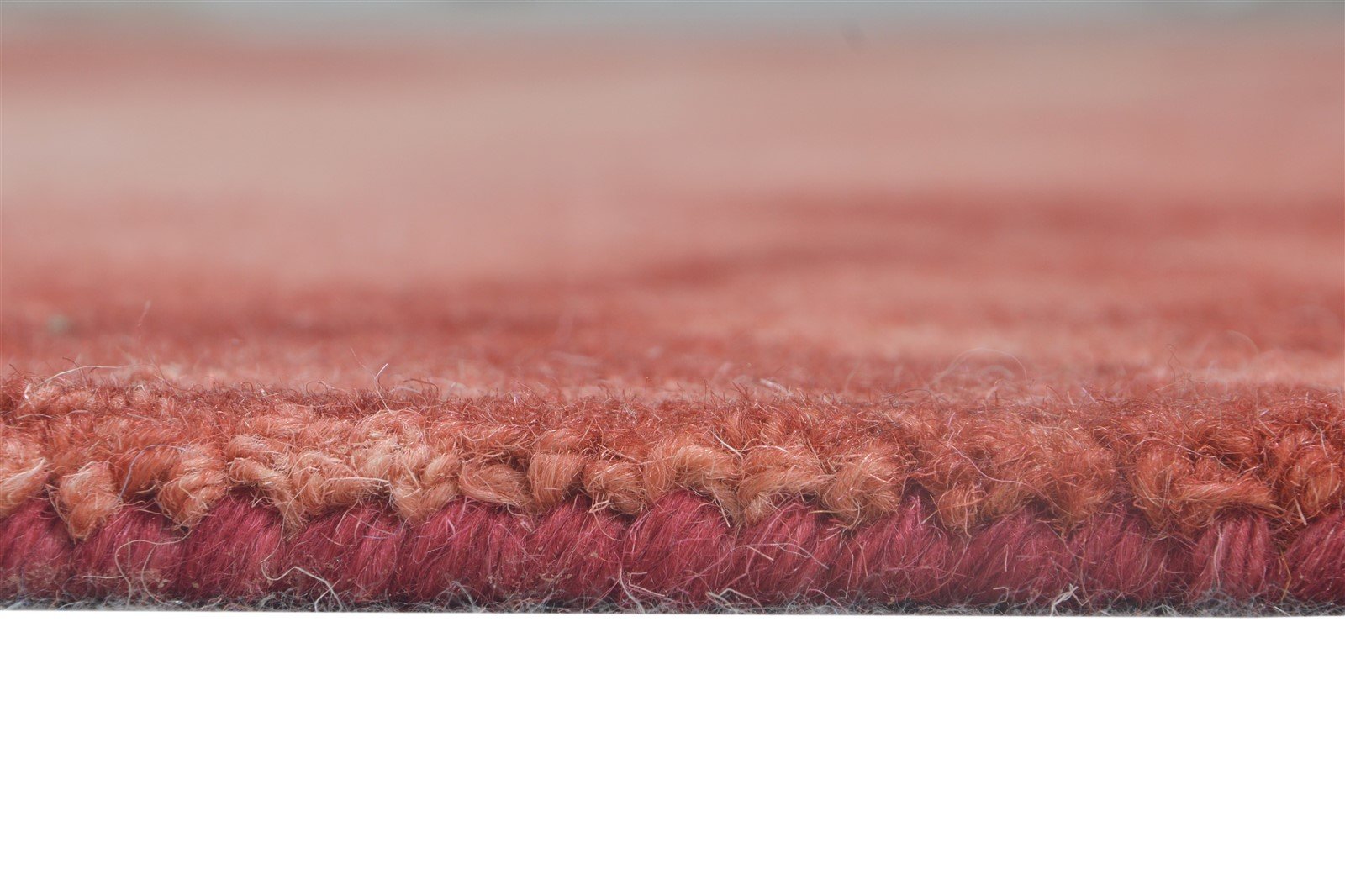 5' X 8' Rug Wool Red Modern Hand Tufted Shibori Tie Dye Room Size Carpet 7865174294677