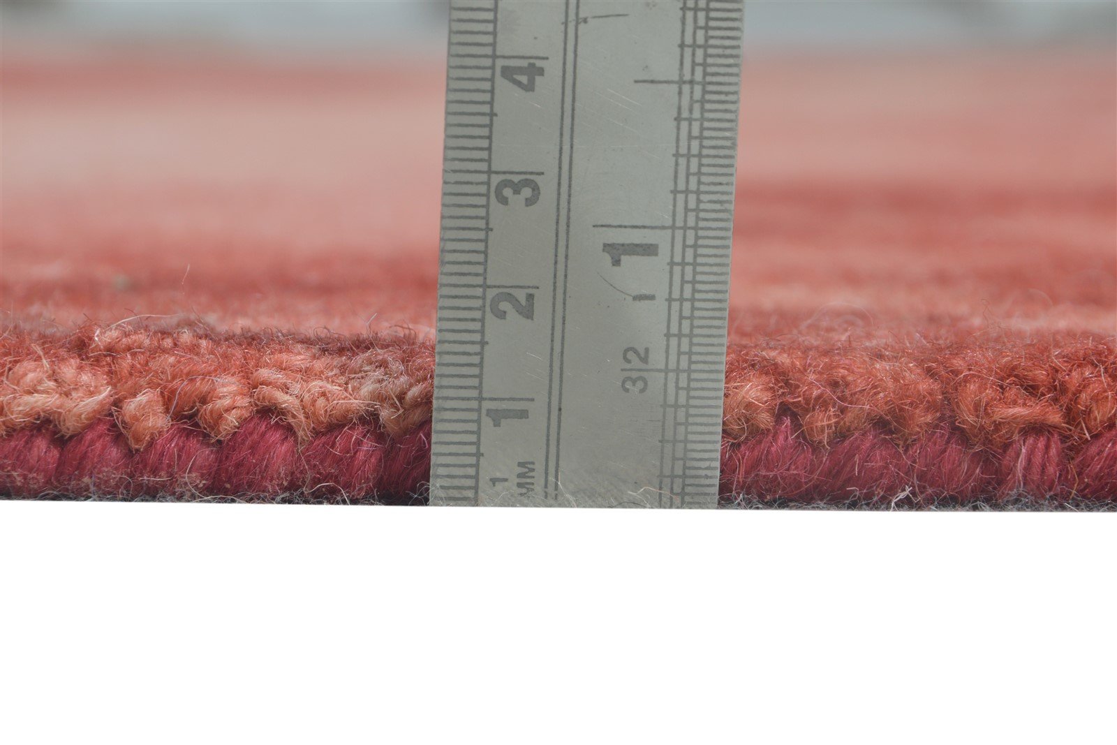 5' X 8' Rug Wool Red Modern Hand Tufted Shibori Tie Dye Room Size Carpet 7865174294677