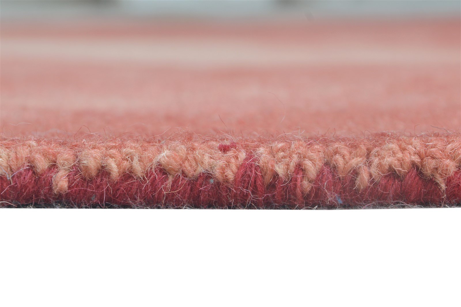 5' X 8' Rug Wool Red Modern Hand Tufted Shibori Tie Dye Room Size Carpet 7865175081109