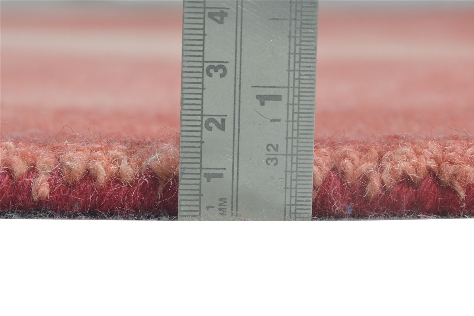 5' X 8' Rug Wool Red Modern Hand Tufted Shibori Tie Dye Room Size Carpet 7865175081109