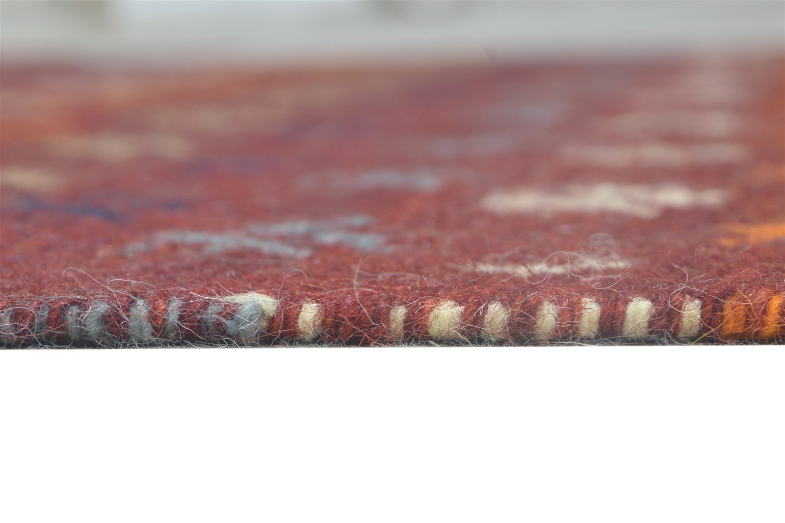 5' X 8' Rug Wool Red Southwestern Dhurrie American Tribal Room Size Carpet 7865043878037