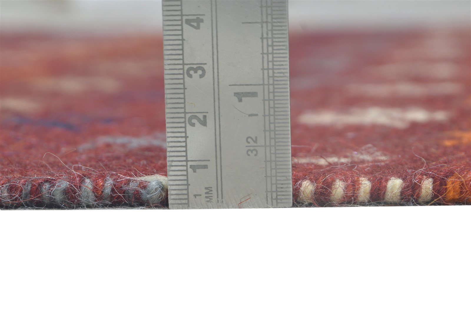 5' X 8' Rug Wool Red Southwestern Dhurrie American Tribal Room Size Carpet 7865043878037