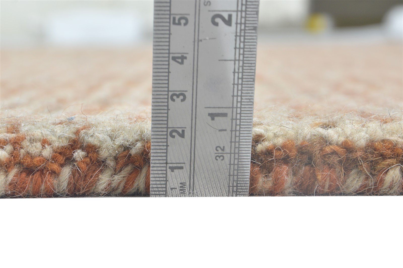 5' X 8' Rug Wool Rust Modern Hand Tufted Scandinavian Solid Room Size Carpet 7864095146133