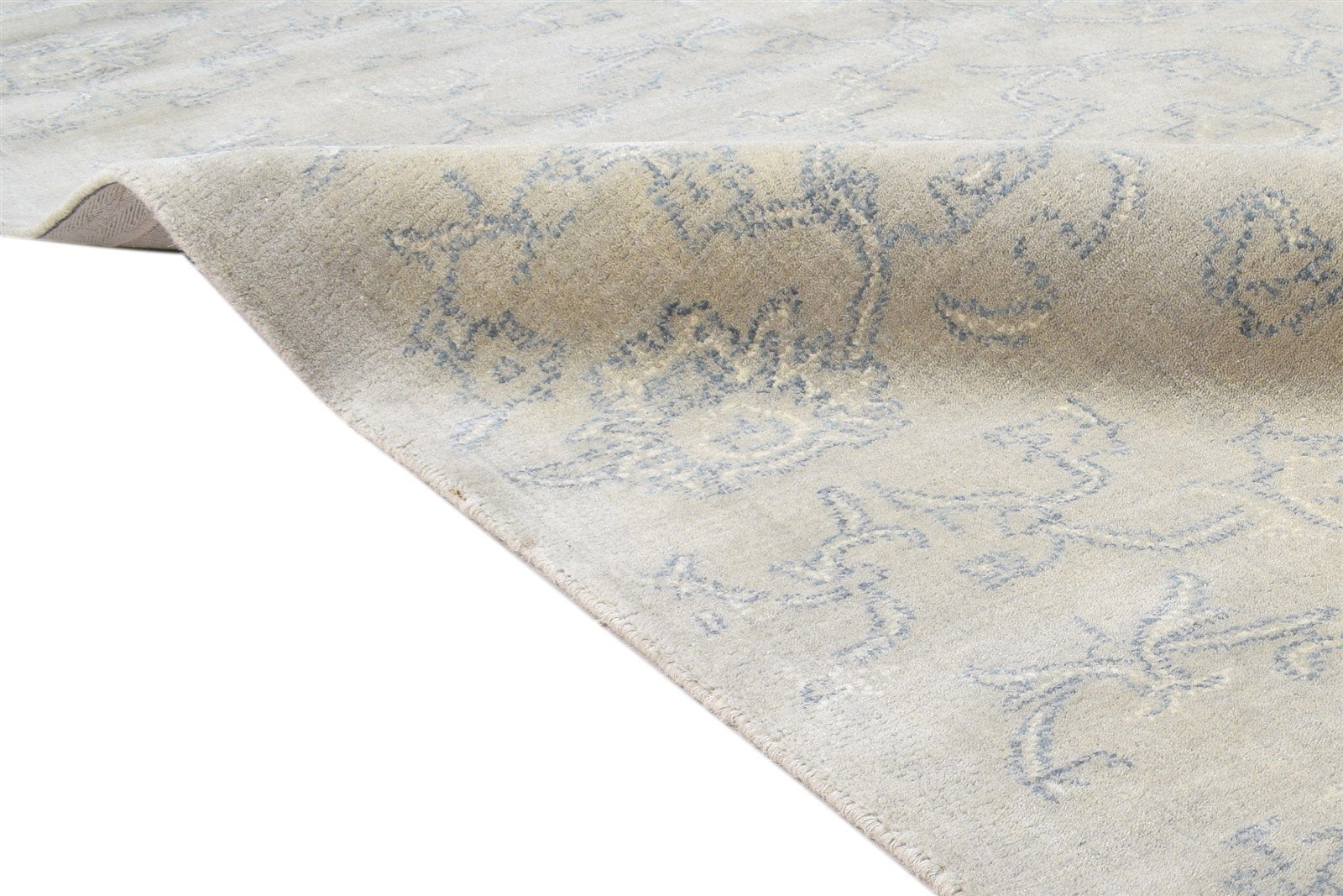 5' X 8' Rug Wool Sage Persian Hand Tufted Oushak Floral Room Size Carpet 7864097570965