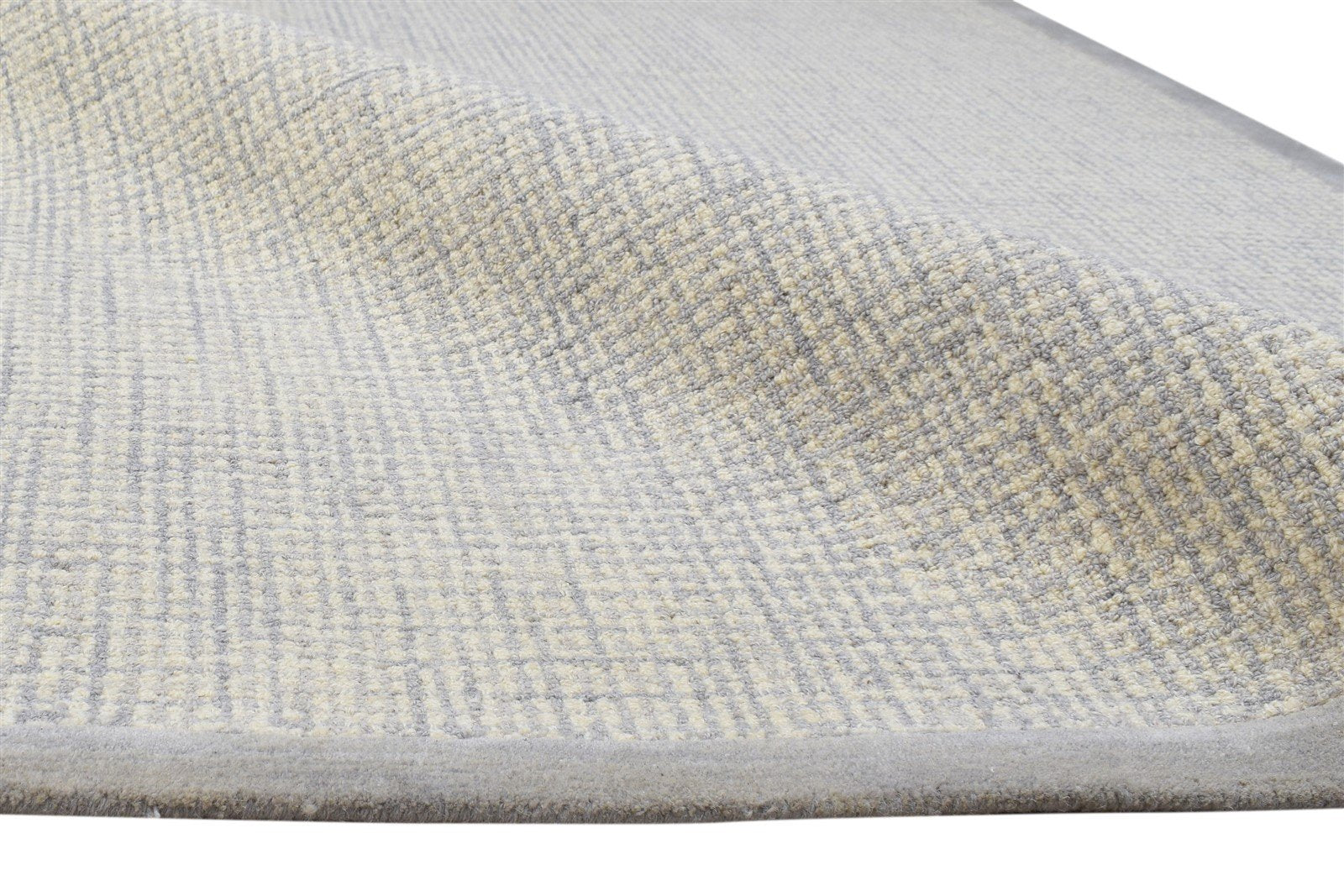 5' X 8' Rug Wool Sand Modern Hand Tufted Scandinavian Bordered Room Size Carpet 7864266555541