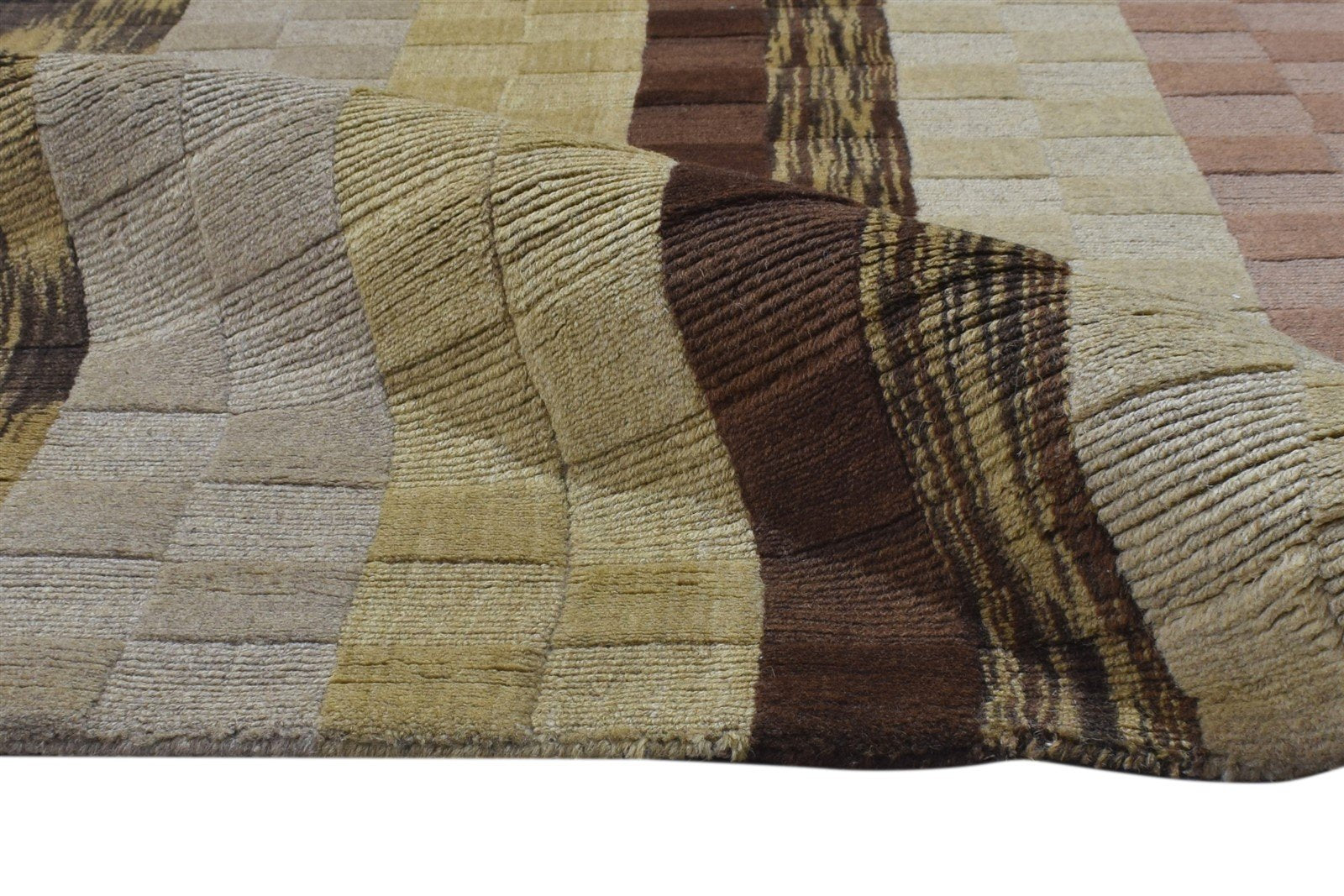 5' X 8' Rug Wool Sand Persian Handloom Gabbeh Tribal Room Size Carpet 7864886952085