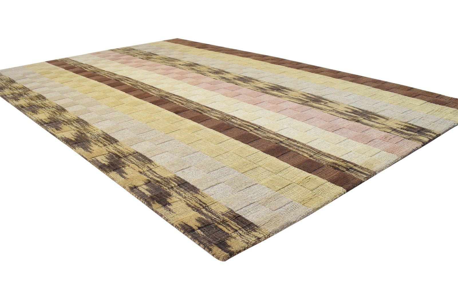 5' X 8' Rug Wool Sand Persian Handloom Gabbeh Tribal Room Size Carpet 7864886952085