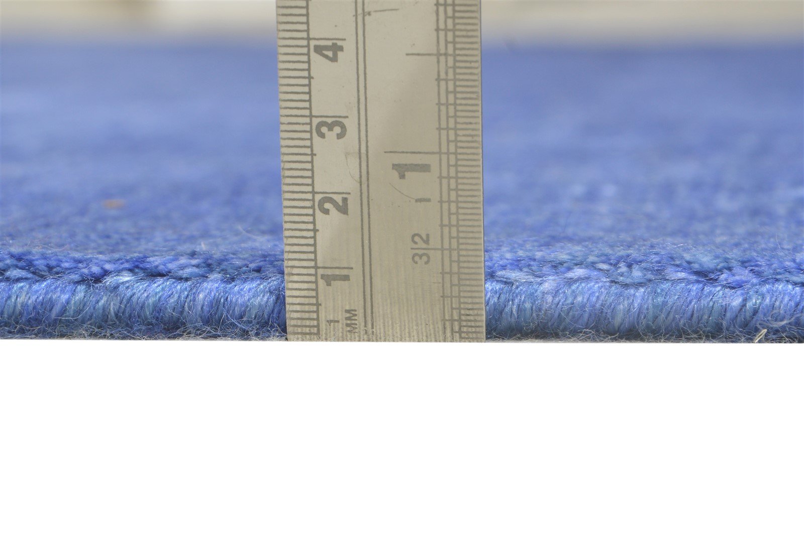 5' X 8' Rug Wool / Silk Blue Modern Handloom Bohemian Solid Room Size Carpet 7864998592661