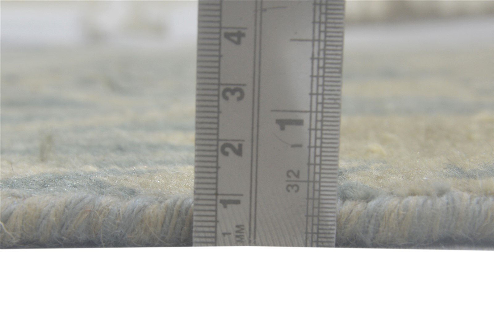 Grey Wool Rug 5' X 8' Modern Hand Knotted Indian Ikat Room Size Carpet Area Rug