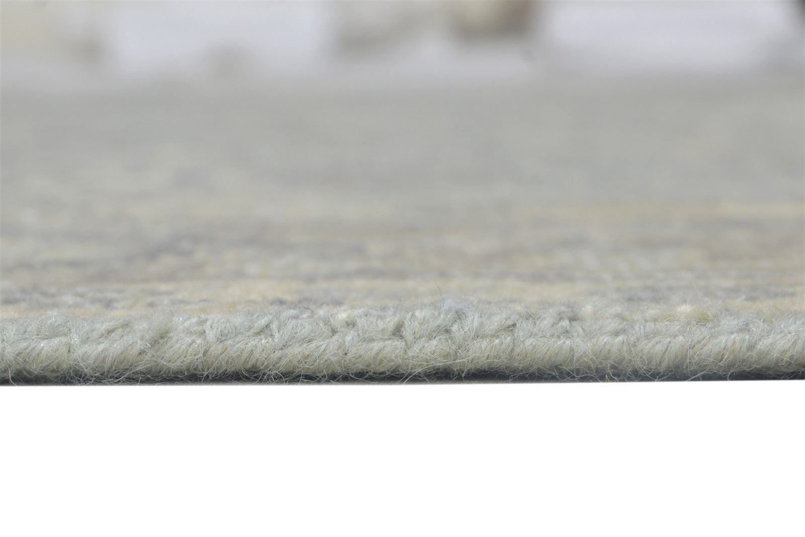 6' X 9' Rug Wool Grey Persian Hand Knotted Oushak Oriental Room Size Carpet Area Rug