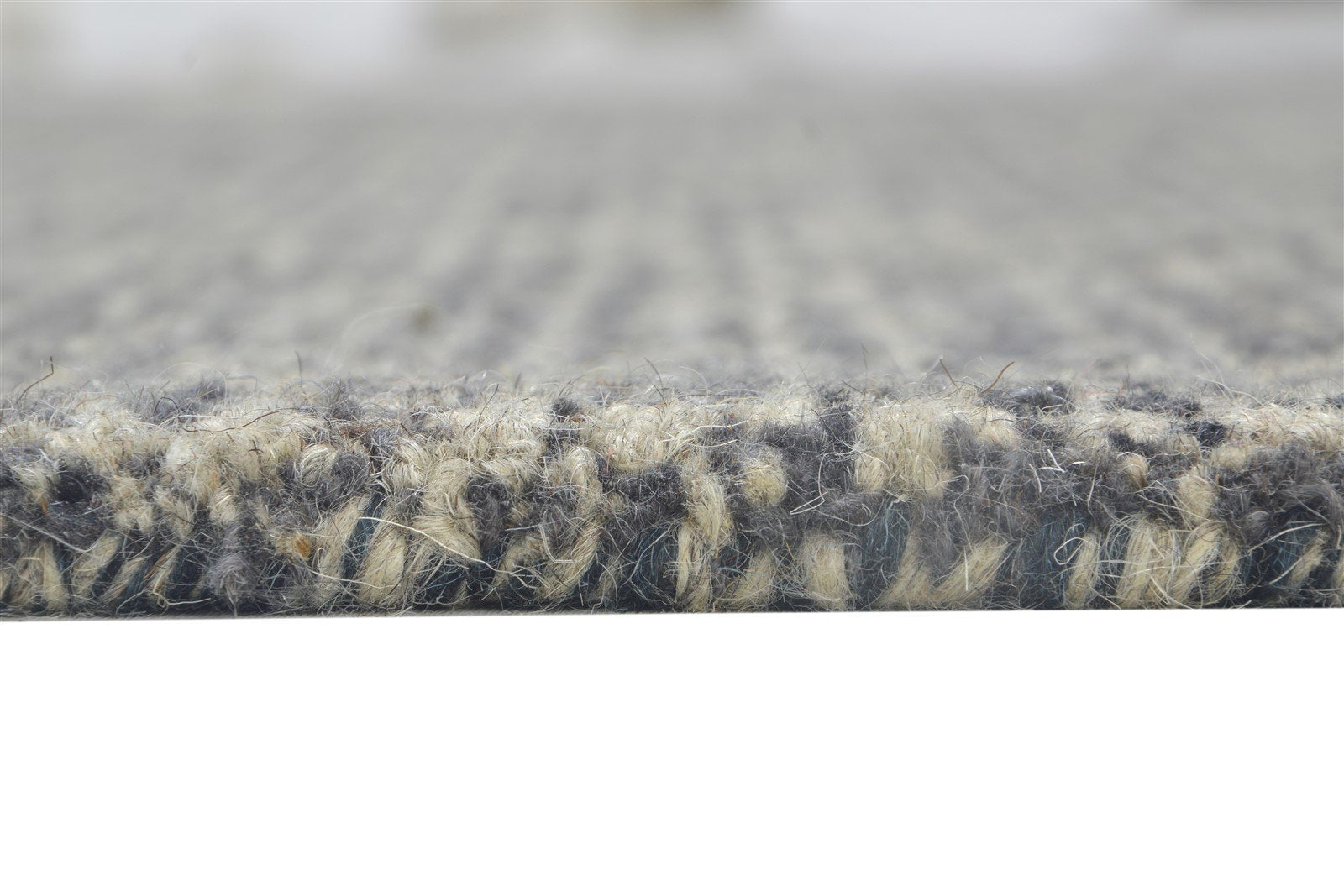 Hand Tufted Grey Wool Rug 5' X 8' Modern Scandinavian Solid Room Size Carpet Area Rug
