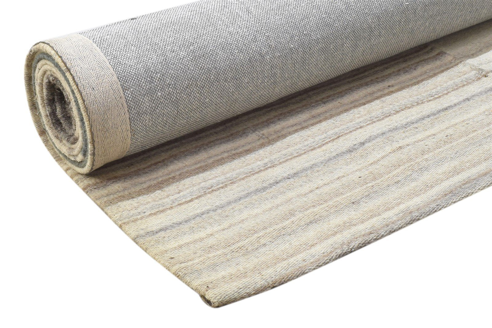 Hand Tufted Grey Wool Rug 8' X 11' Modern Scandinavian Geometric Large Carpet Area Rug