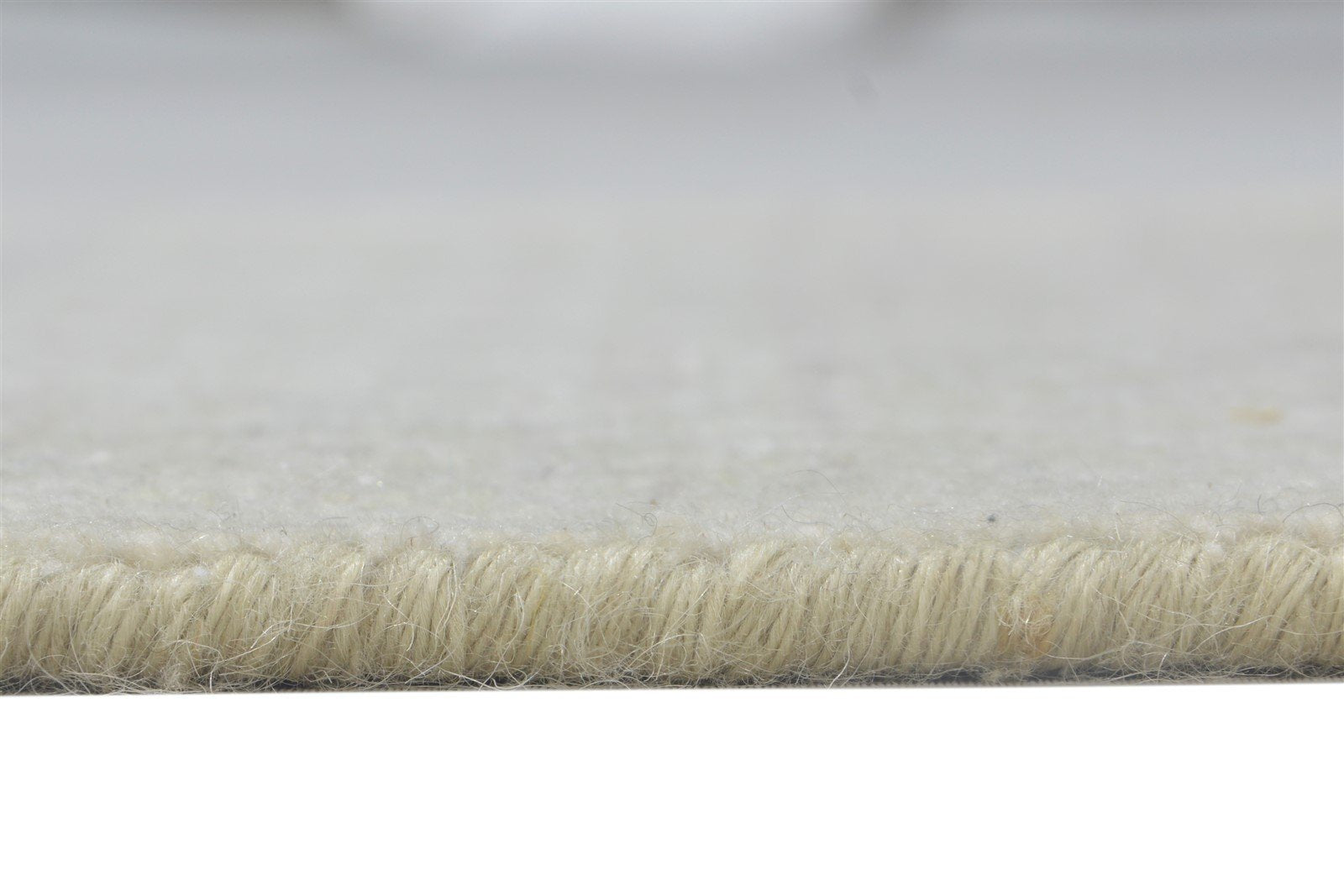 Beige Wool Rug 2' X 3' Modern Hand Knotted Scandinavian Trellis Small Carpet Area Rug
