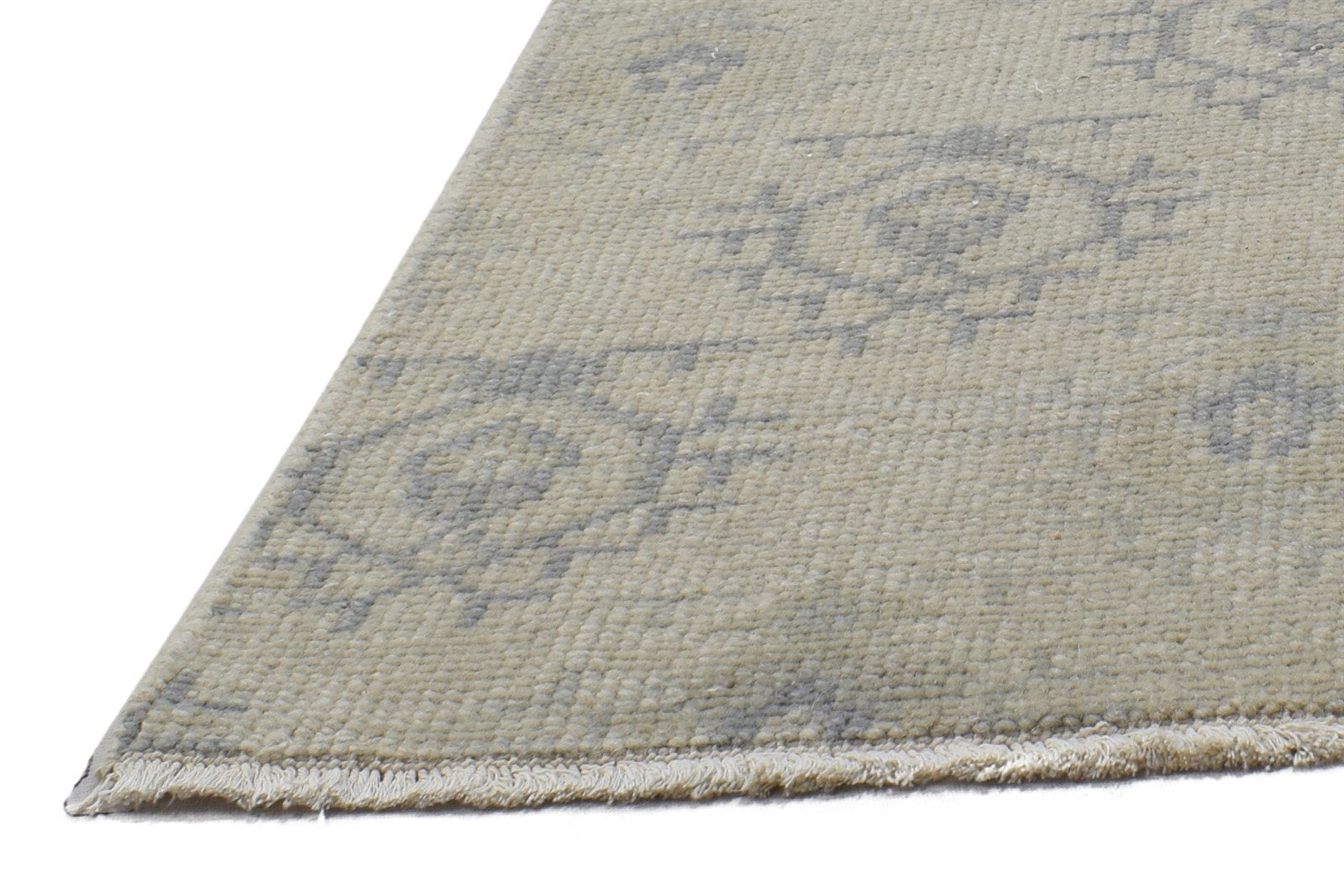 Beige Wool Rug 2' X 3' Persian Hand Knotted Bokhara Oriental Small Carpet Area Rug