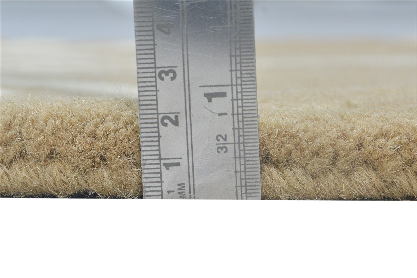 2' X 2' Rug Wool Beige Modern Hand Tufted Moroccan Trellis Small Carpet Area Rug