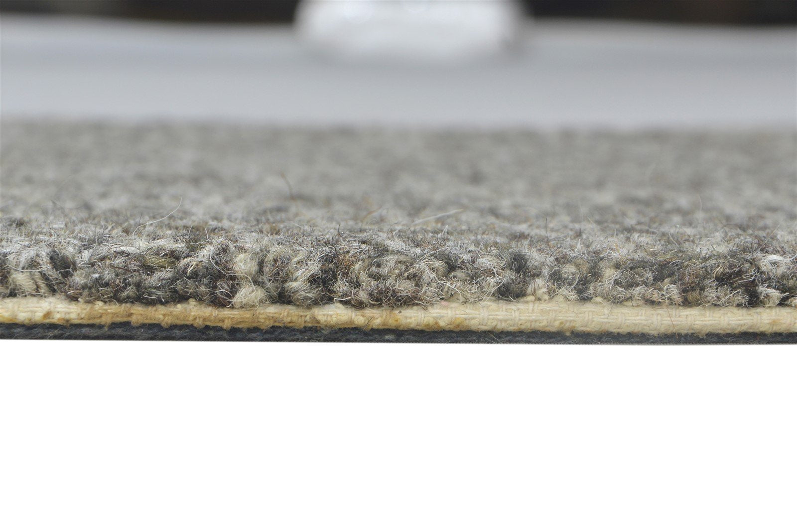 Hand Tufted Brown Wool Rug 2' X 3' Modern Scandinavian Solid Small Carpet Area Rug