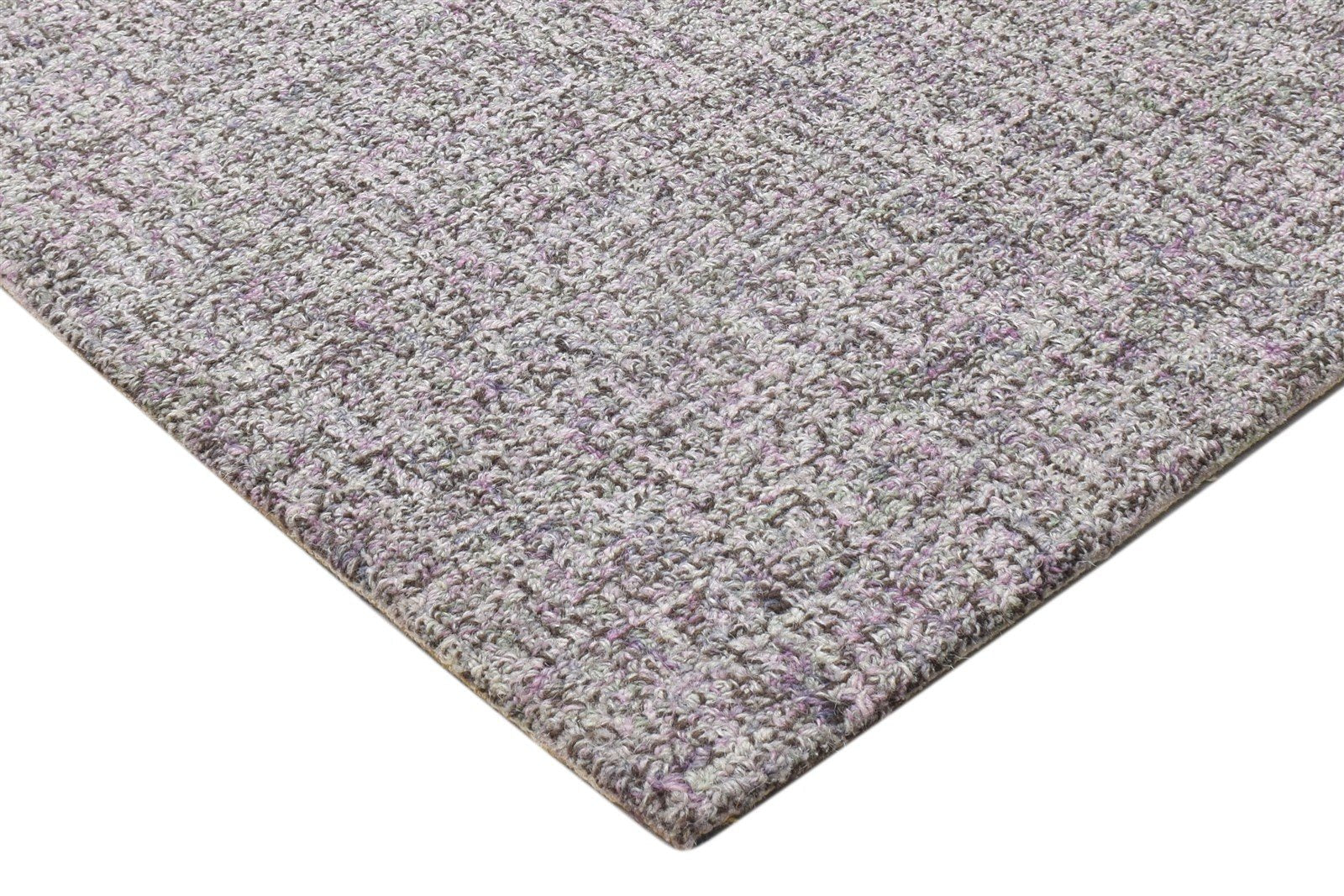 Wool Brown Rug 2' X 3' Modern Hand Tufted Scandinavian Solid Small Carpet Area Rug