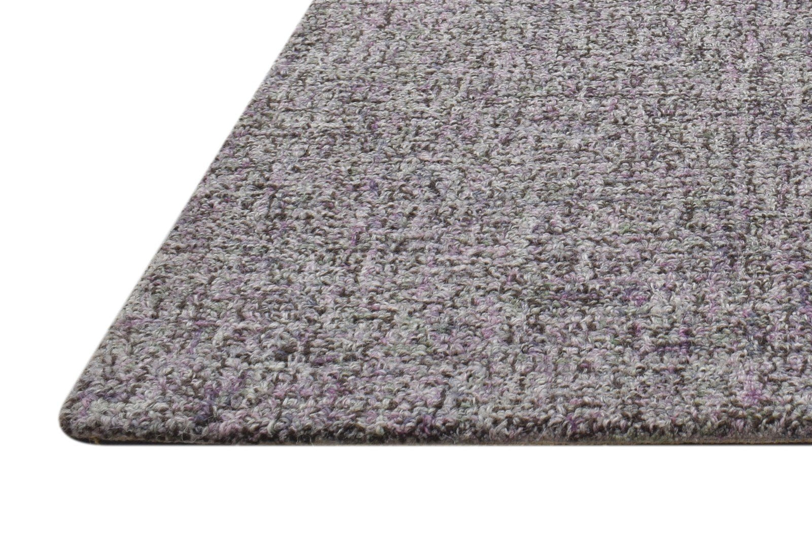 Wool Brown Rug 2' X 3' Modern Hand Tufted Scandinavian Solid Small Carpet Area Rug