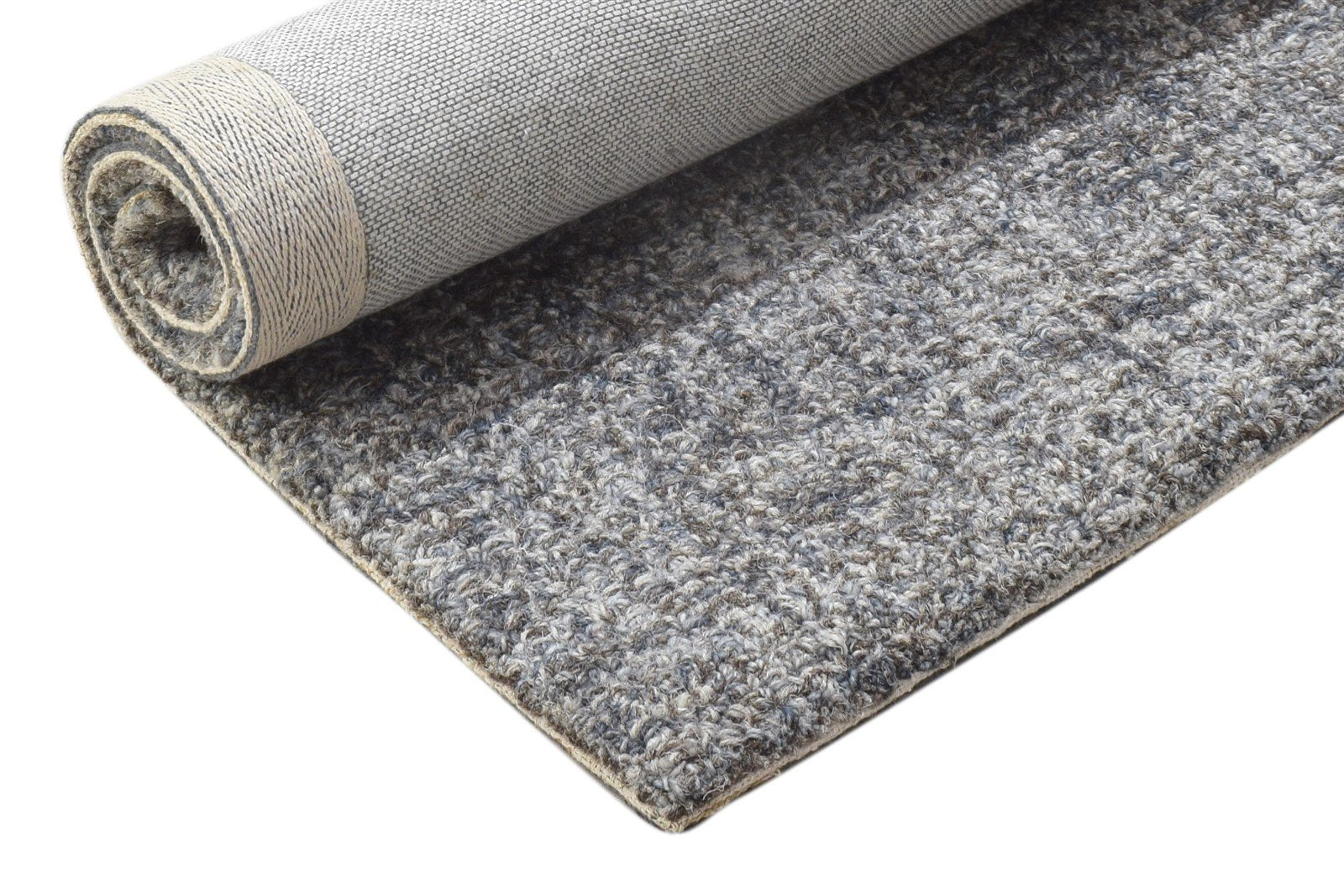 2' X 3' Rug Wool Brown Modern Hand Tufted Scandinavian Solid Small Carpet Area Rug