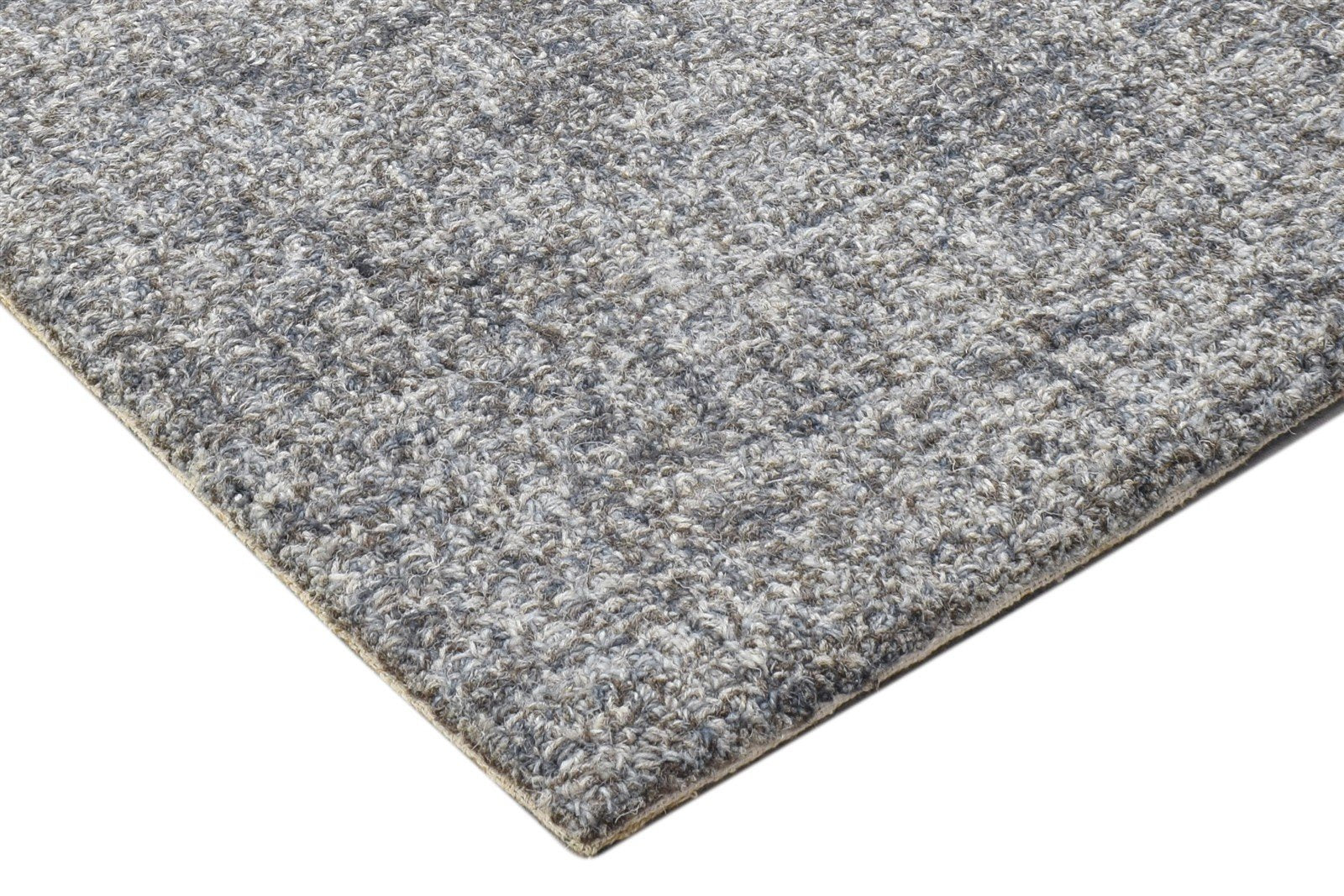 2' X 3' Rug Wool Brown Modern Hand Tufted Scandinavian Solid Small Carpet Area Rug