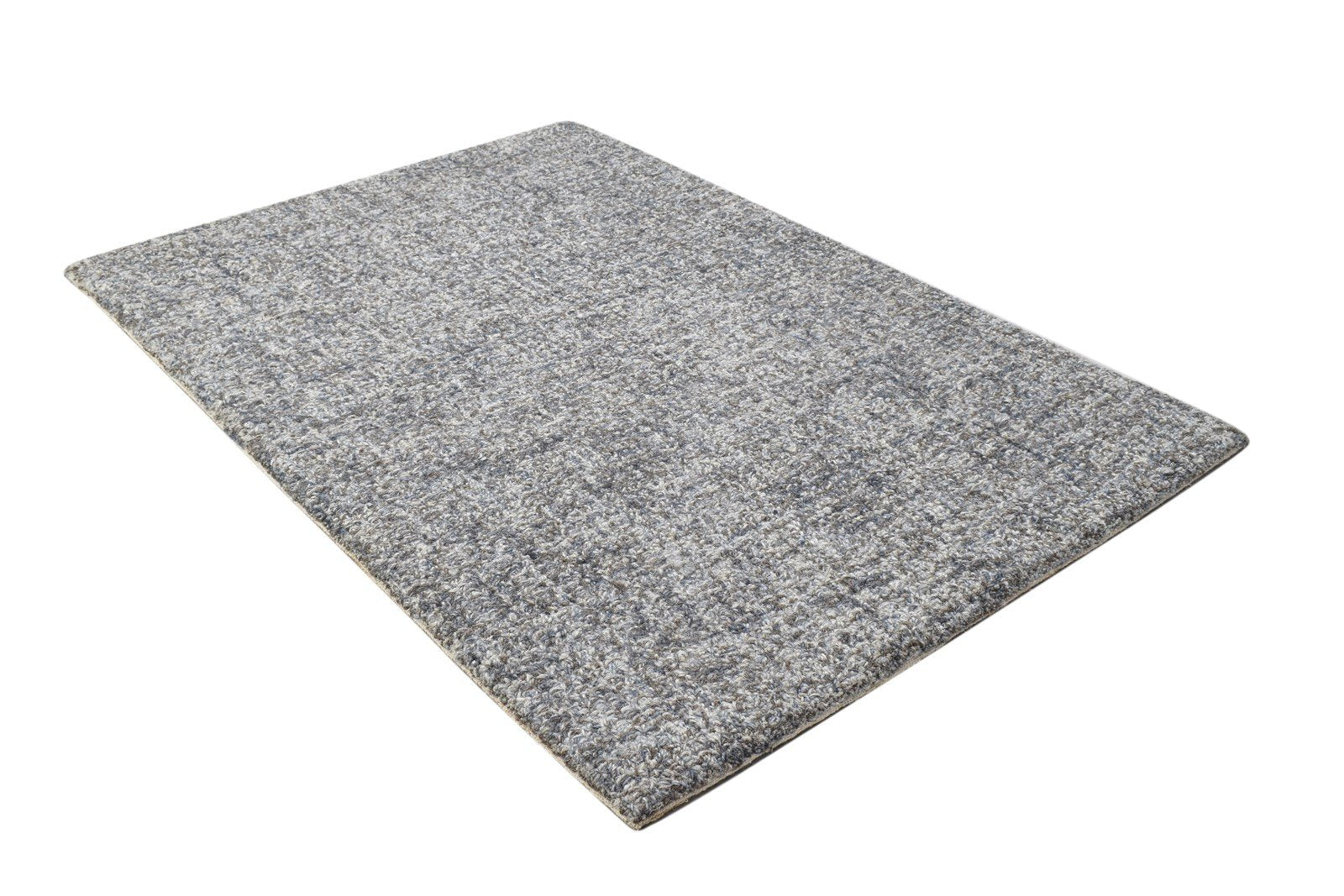 2' X 3' Rug Wool Brown Modern Hand Tufted Scandinavian Solid Small Carpet Area Rug