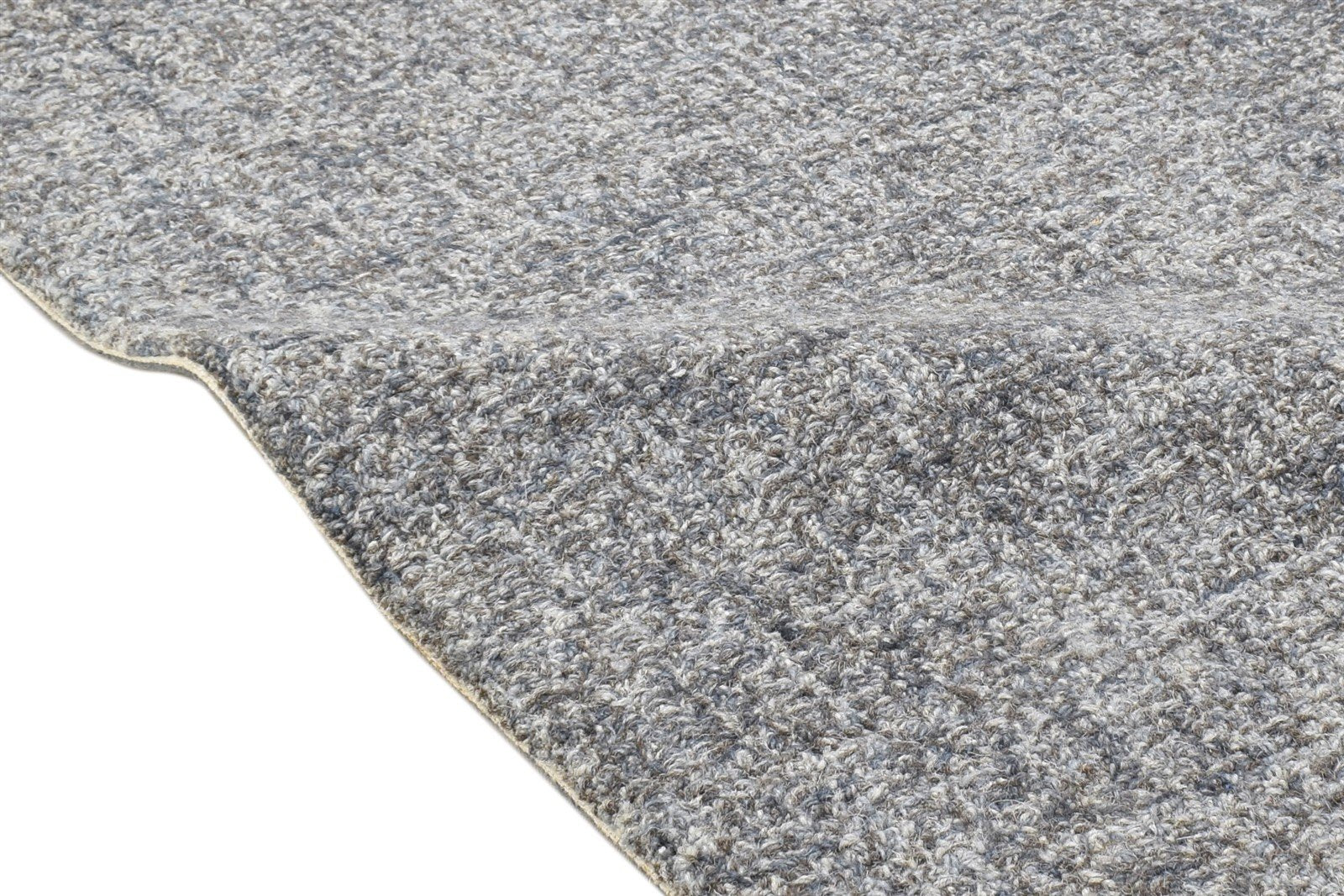 2' X 3' Rug Wool Brown Modern Hand Tufted Scandinavian Solid Small Carpet Area Rug