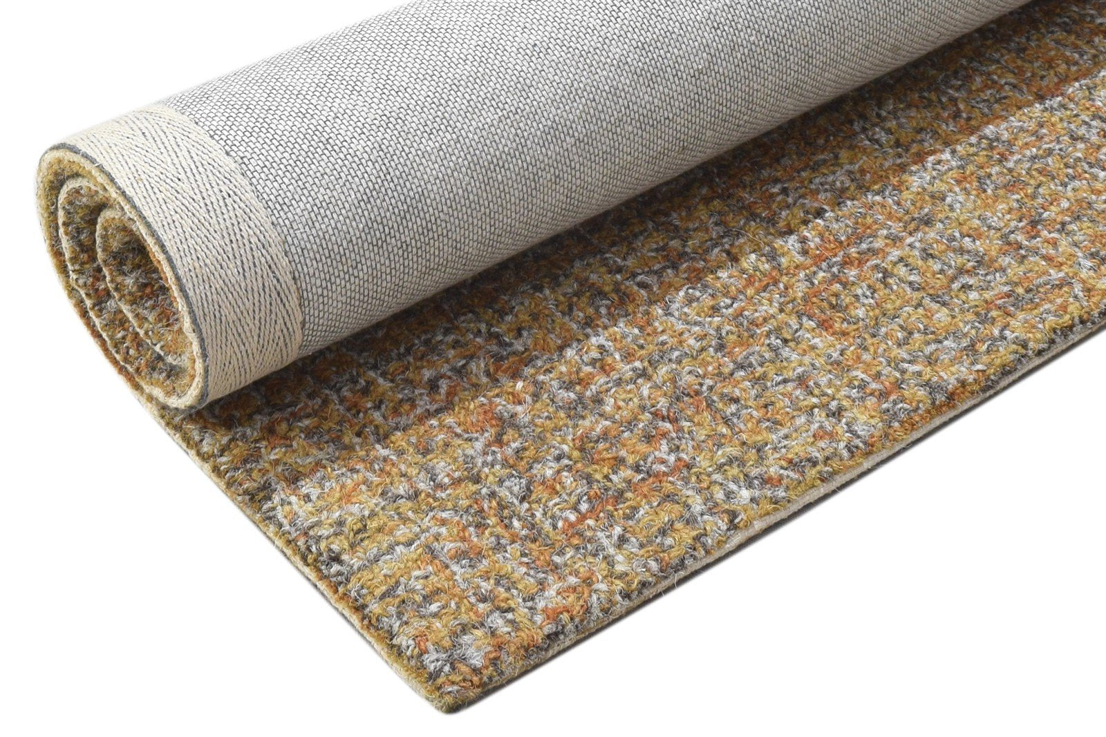 Hand Tufted Brown Wool Rug 2' X 3' Modern Scandinavian Solid Small Carpet Area Rug