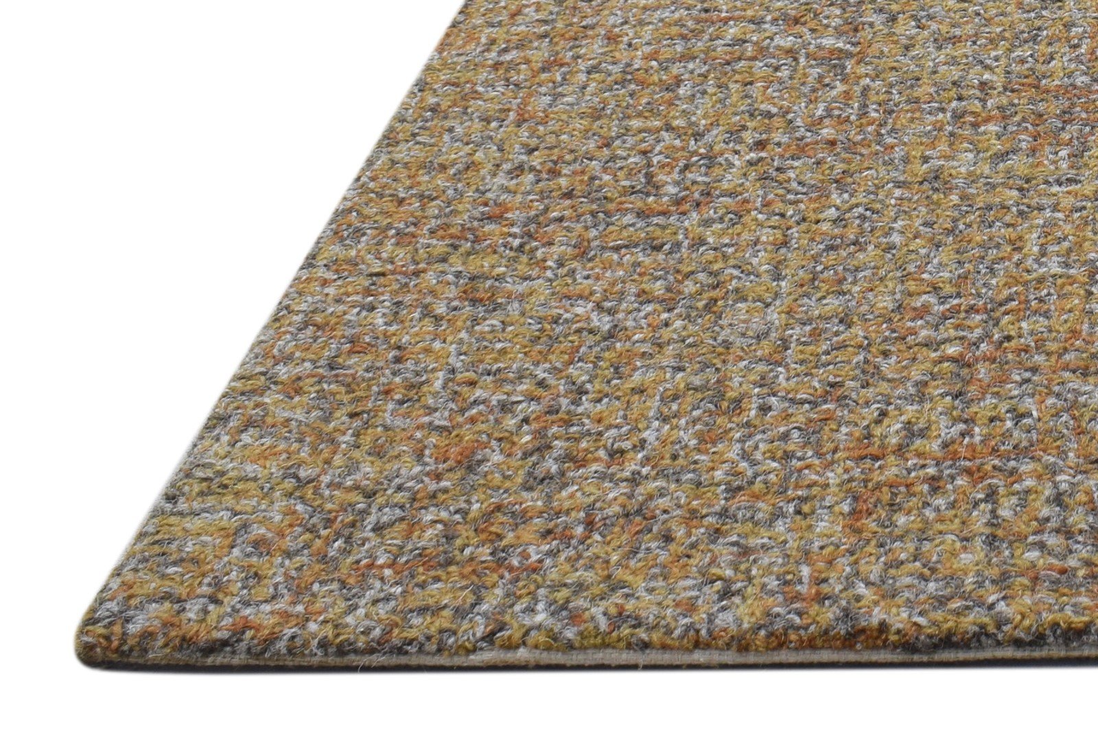 Hand Tufted Brown Wool Rug 2' X 3' Modern Scandinavian Solid Small Carpet Area Rug