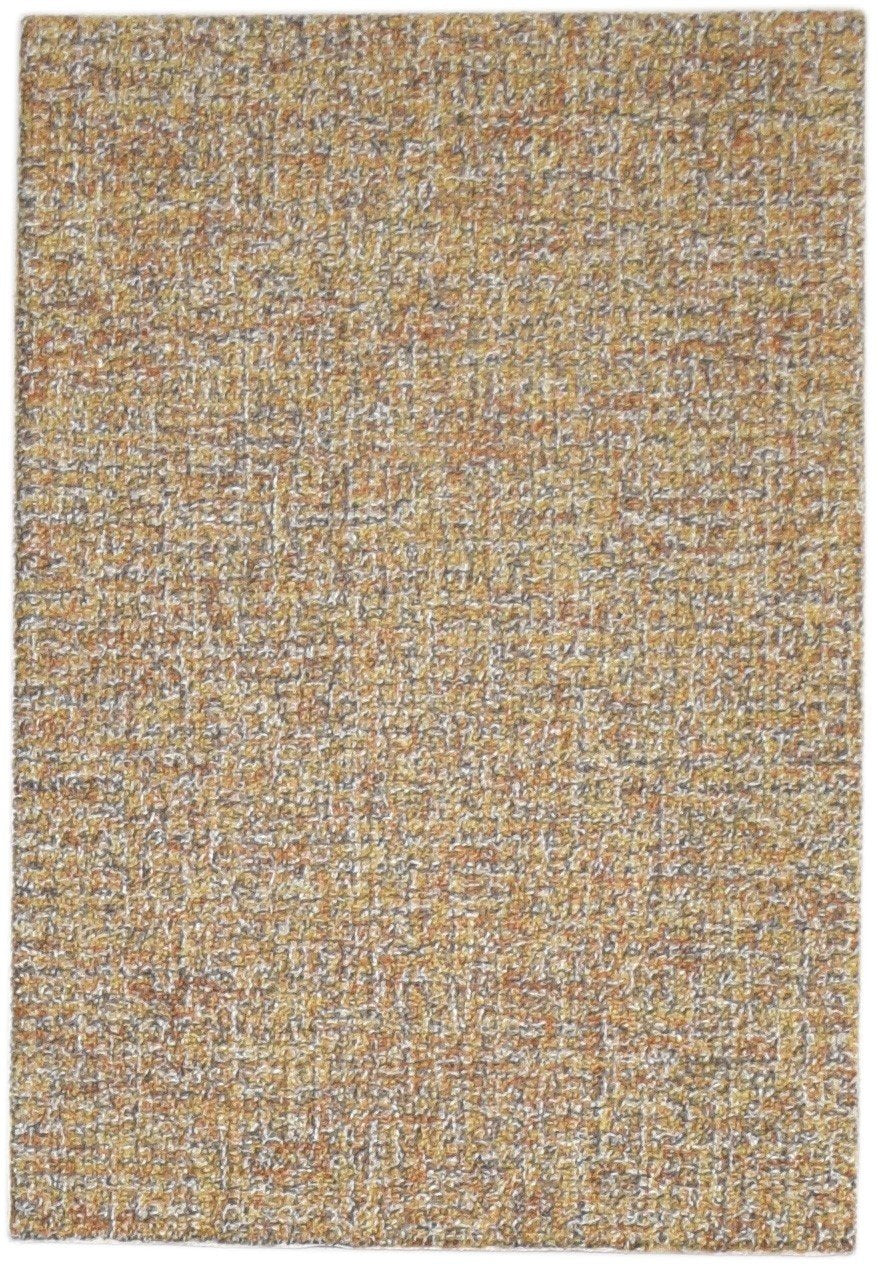 Hand Tufted Brown Wool Rug 2' X 3' Modern Scandinavian Solid Small Carpet Area Rug