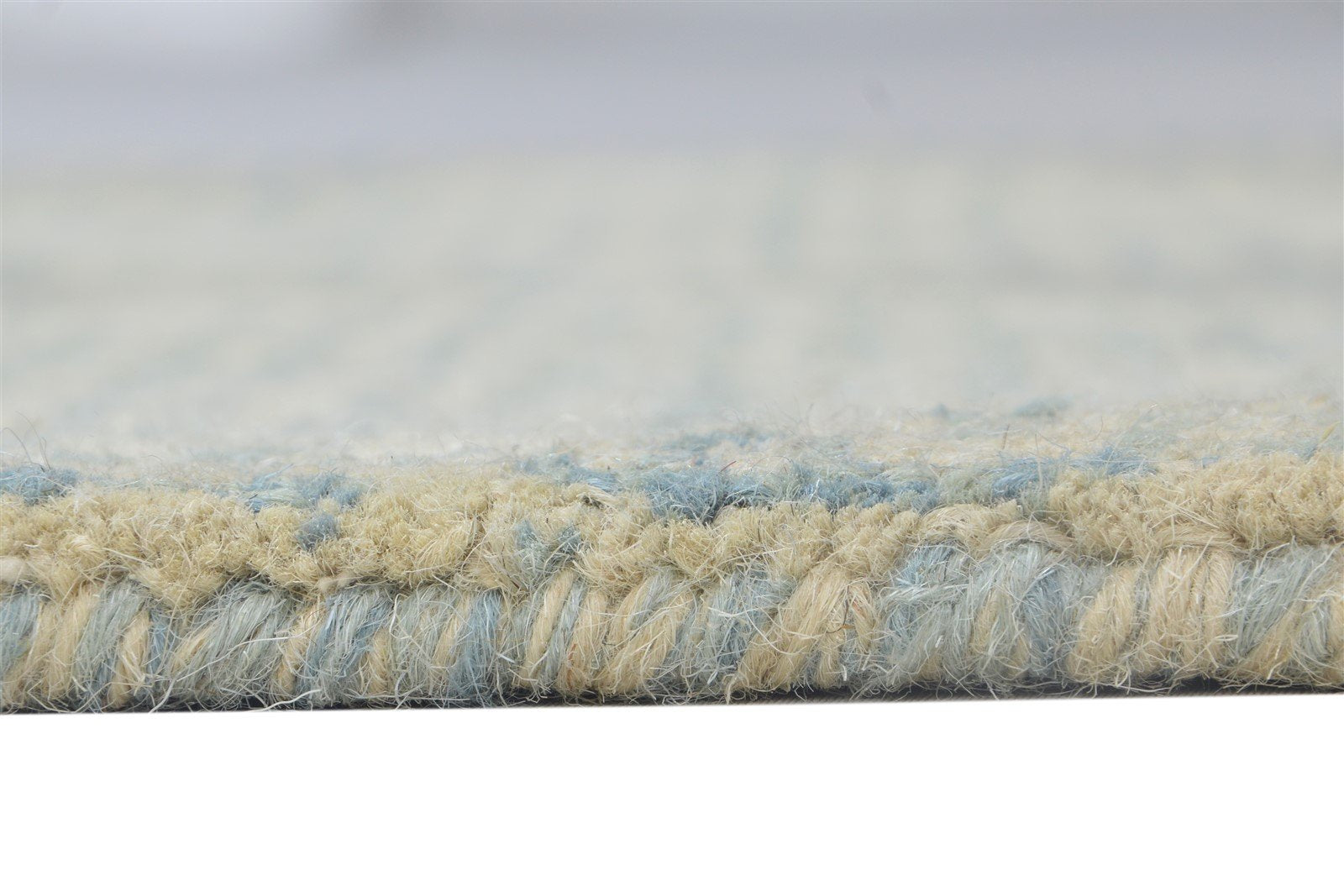 Wool Grey Rug 2' X 3' Modern Hand Tufted Scandinavian Diamond Small Carpet Area Rug