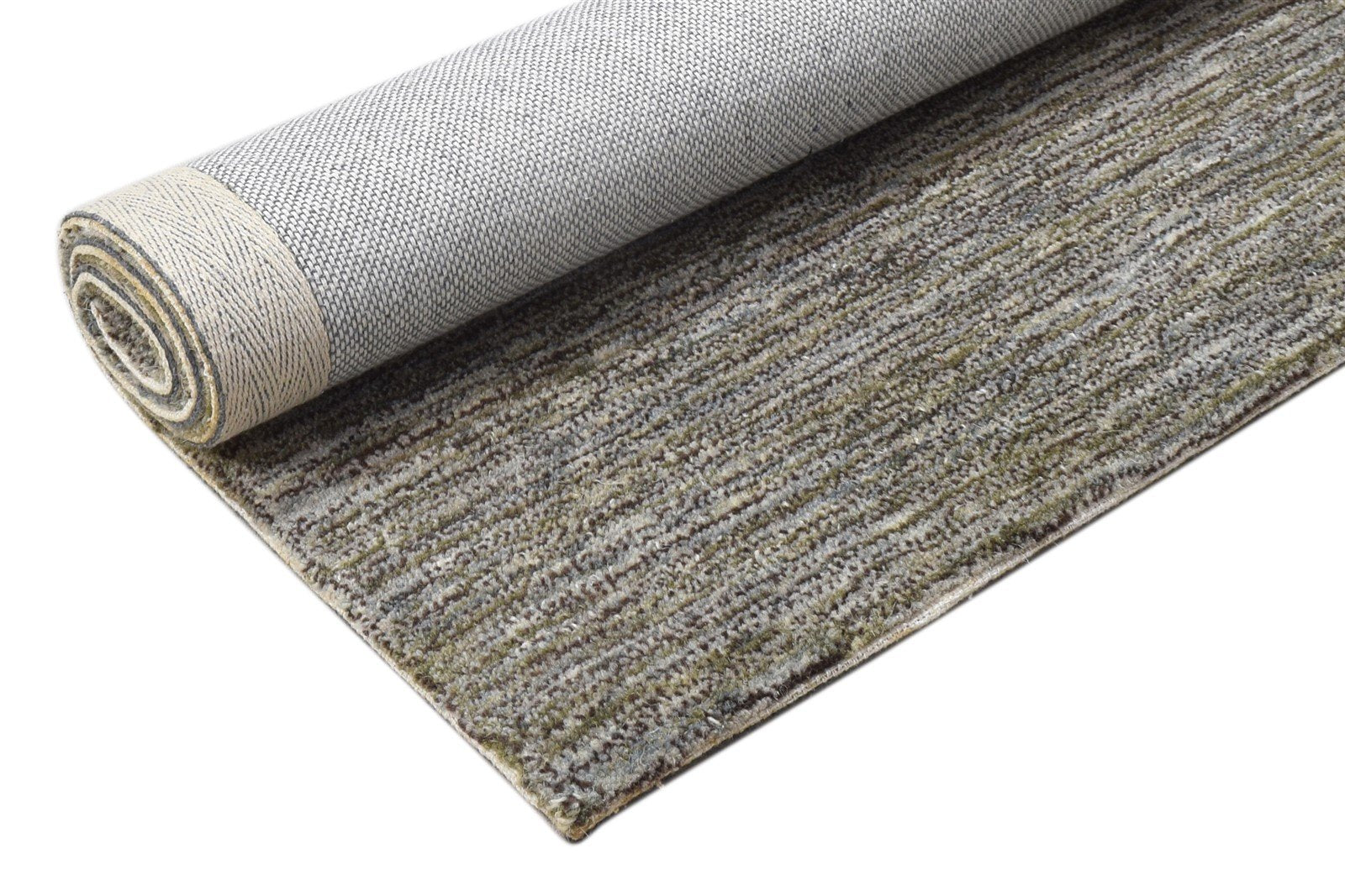 Hand Tufted Brown Wool Rug 2' X 3' Modern Scandinavian Solid Small Carpet Area Rug