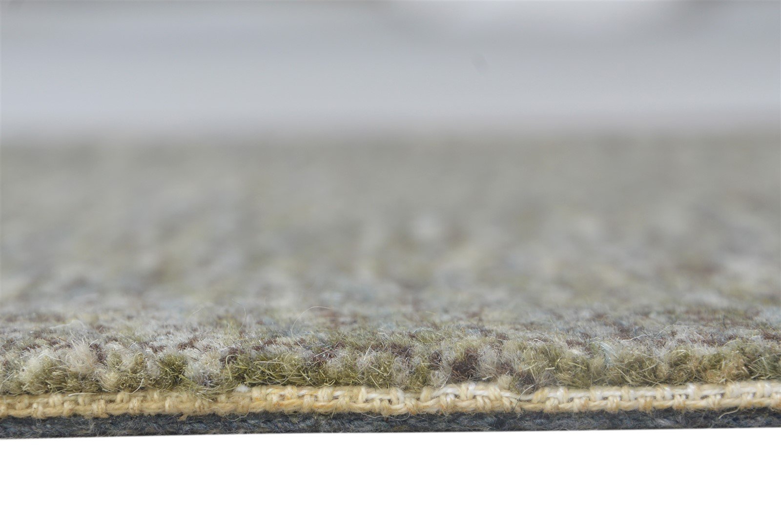Hand Tufted Brown Wool Rug 2' X 3' Modern Scandinavian Solid Small Carpet Area Rug