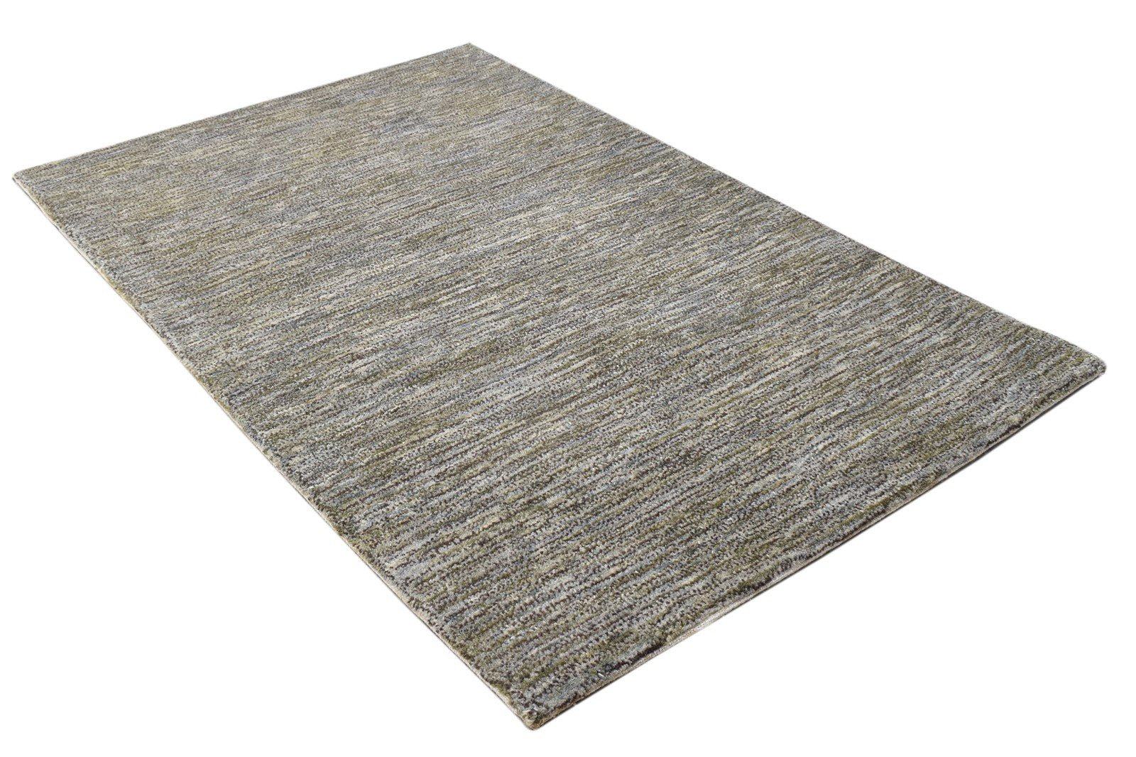 Hand Tufted Brown Wool Rug 2' X 3' Modern Scandinavian Solid Small Carpet Area Rug