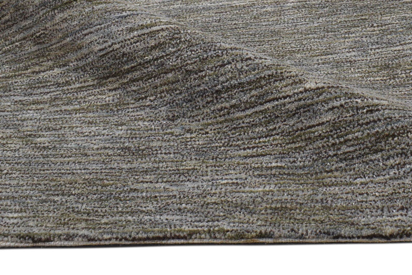 Hand Tufted Brown Wool Rug 2' X 3' Modern Scandinavian Solid Small Carpet Area Rug